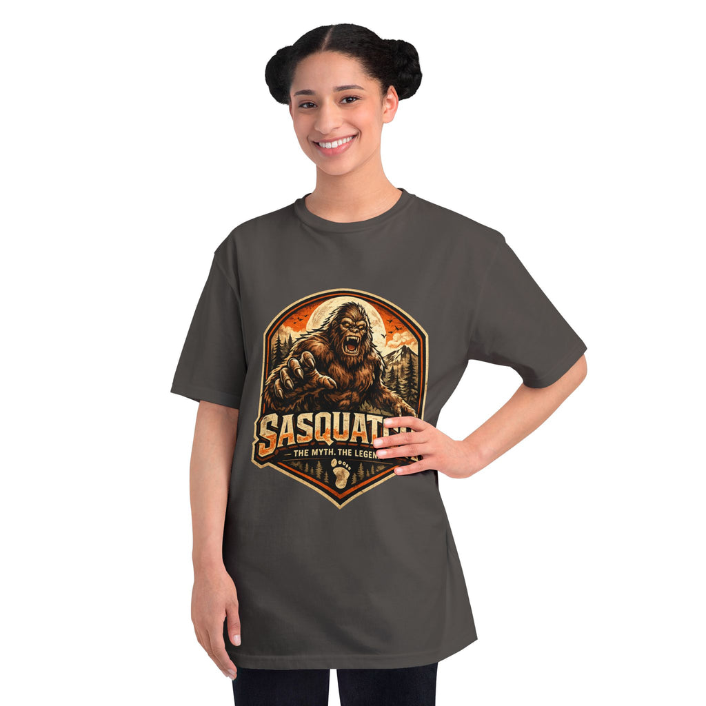 Sasquatch Graphic T-Shirt — "Sasquatch: The Myth The Legend" Retro Outdoor Tee