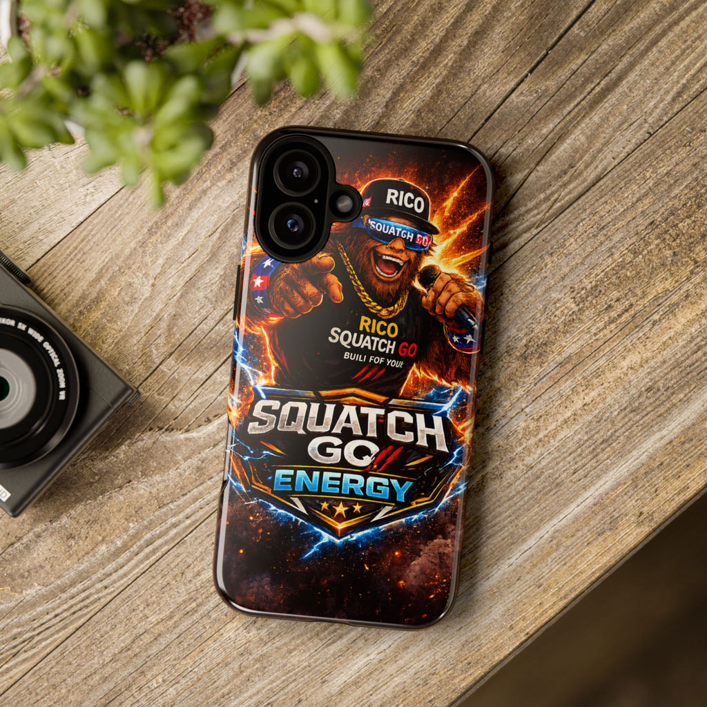 Squatch Go Energy Phone Case — 'Rico Squatch Go' Gamer Energized Tough Case
