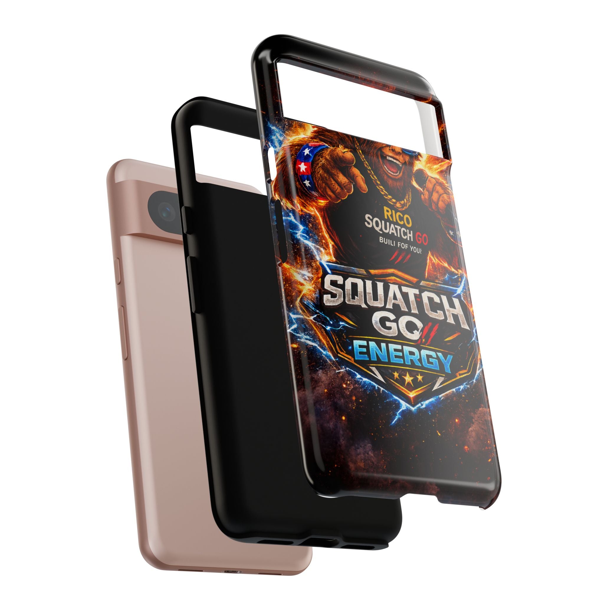 Squatch Go Energy Phone Case — 'Rico Squatch Go' Gamer Energized Tough Case