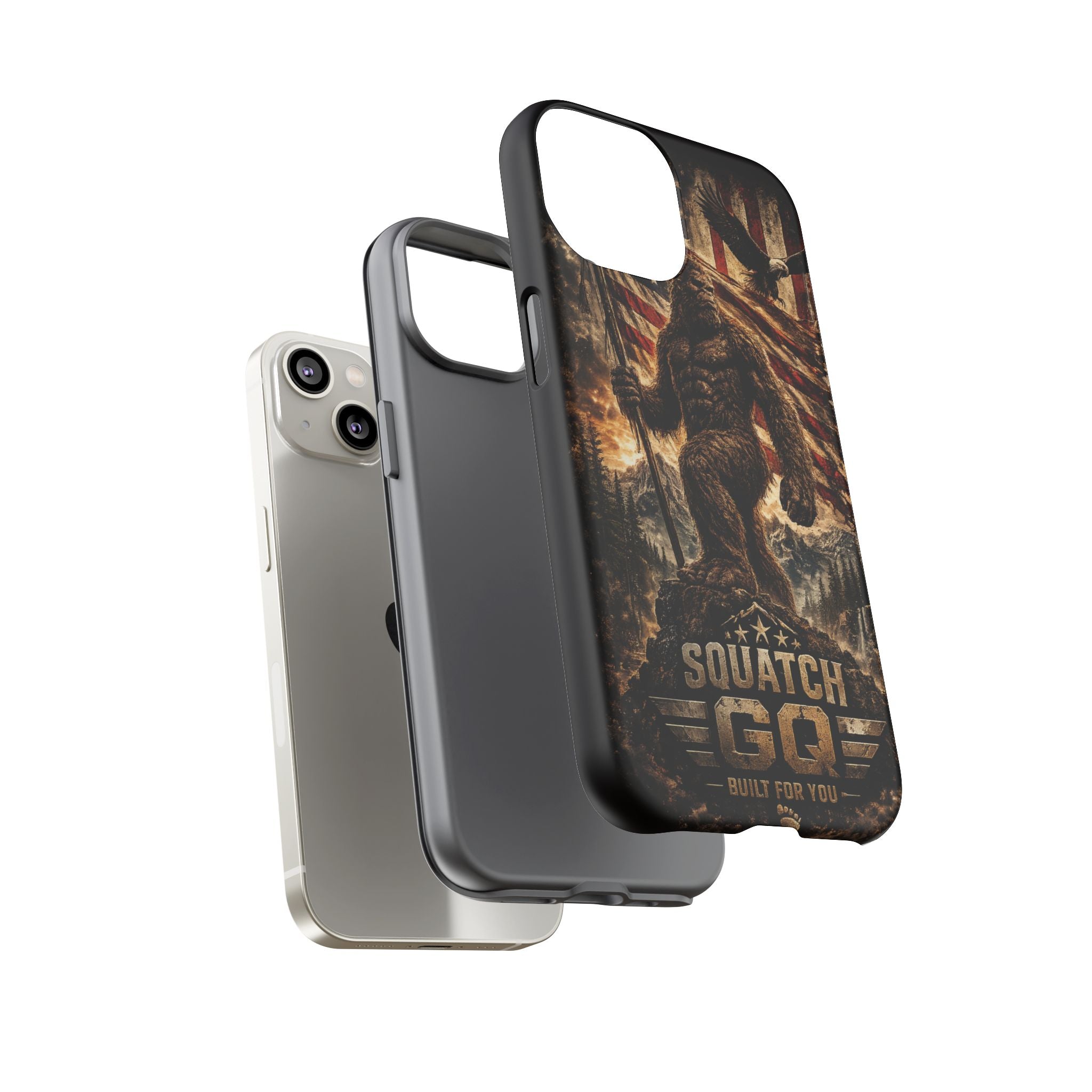 Squatch GQ Phone Case — American Bigfoot Protective iPhone Cover