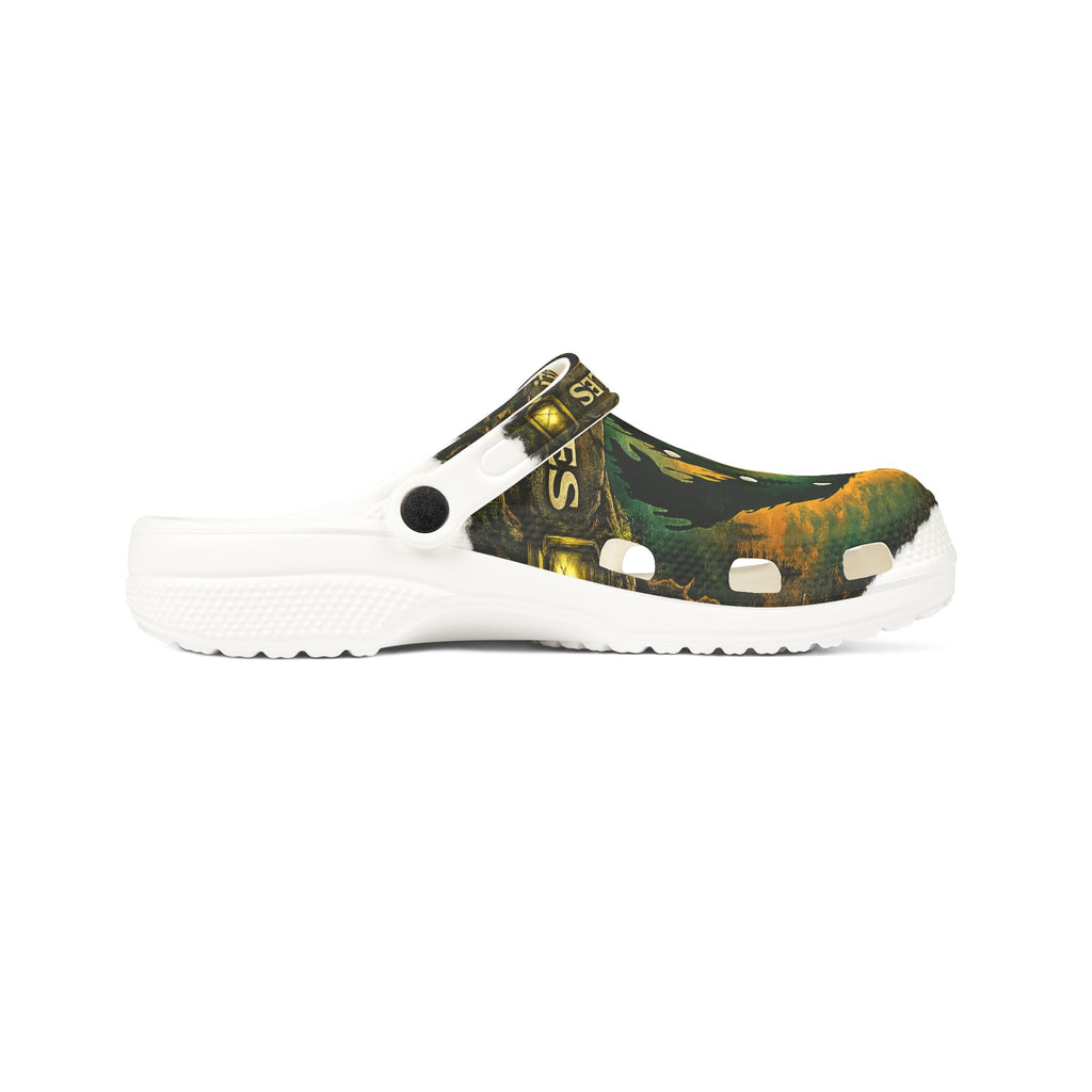 Sasquatch Files Graphic EVA Clogs