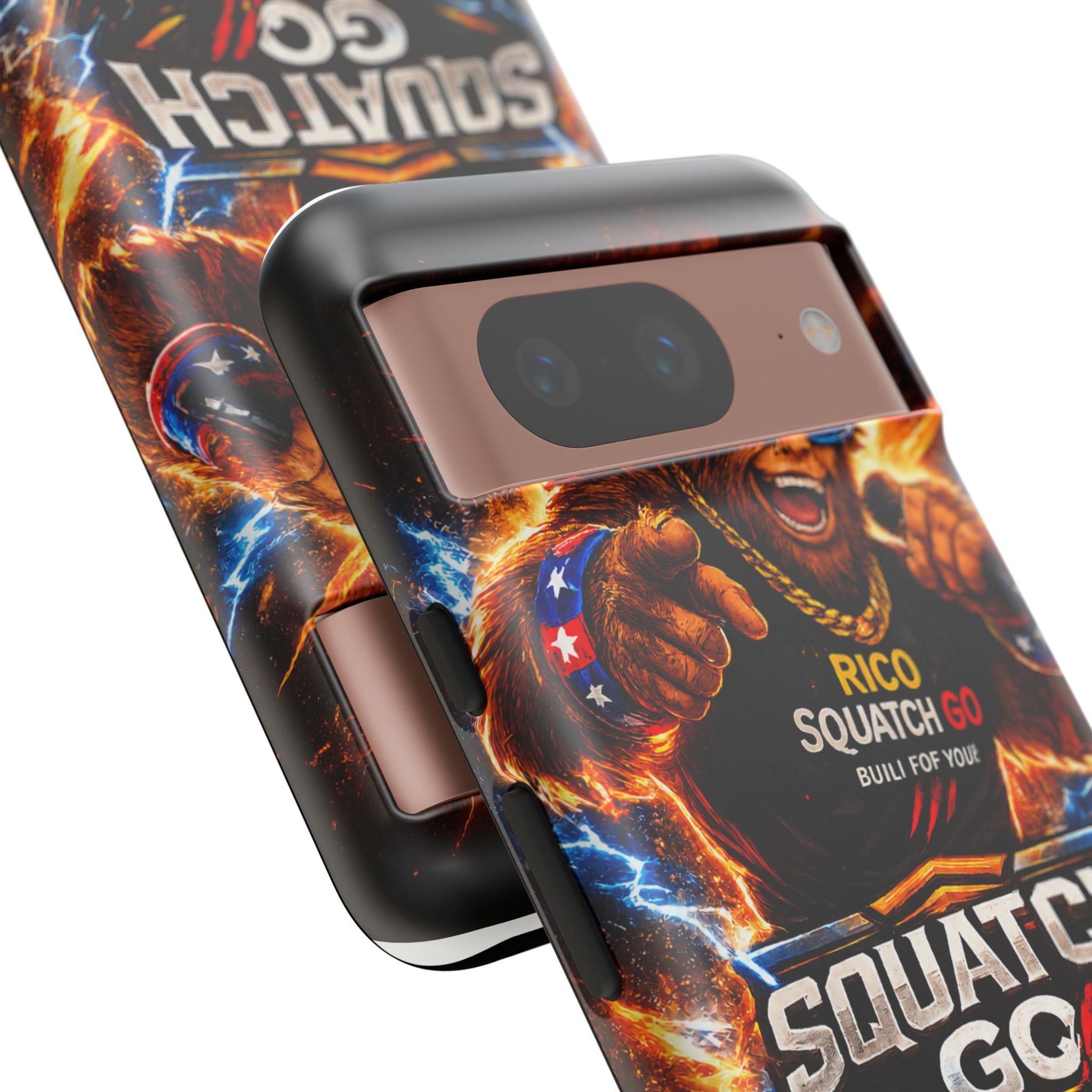 Squatch Go Energy Phone Case — 'Rico Squatch Go' Gamer Energized Tough Case