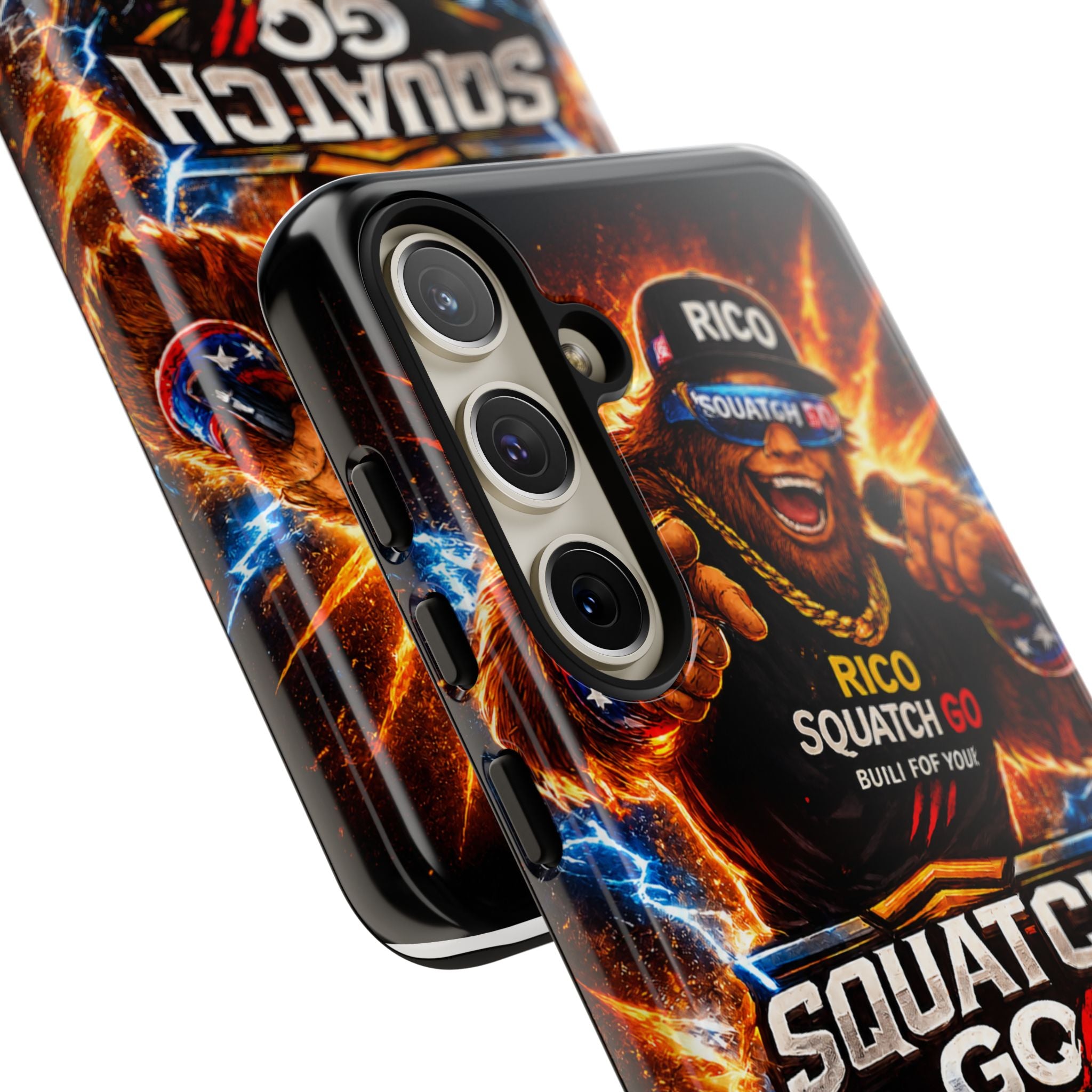 Squatch Go Energy Phone Case — 'Rico Squatch Go' Gamer Energized Tough Case