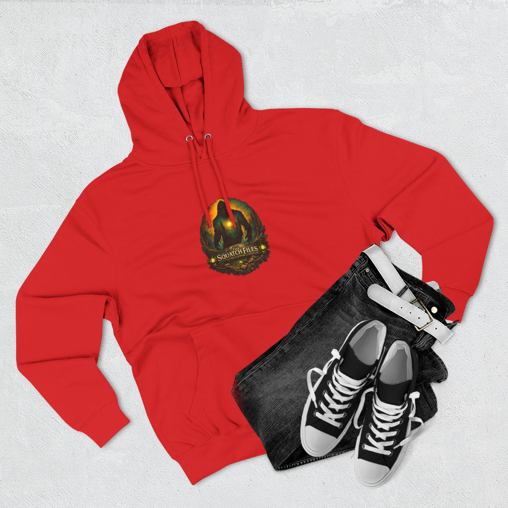 Squatch Go Energy Hoodie — Bigfoot Graphic Fleece Pullover (Made by Nature, Built by Science)