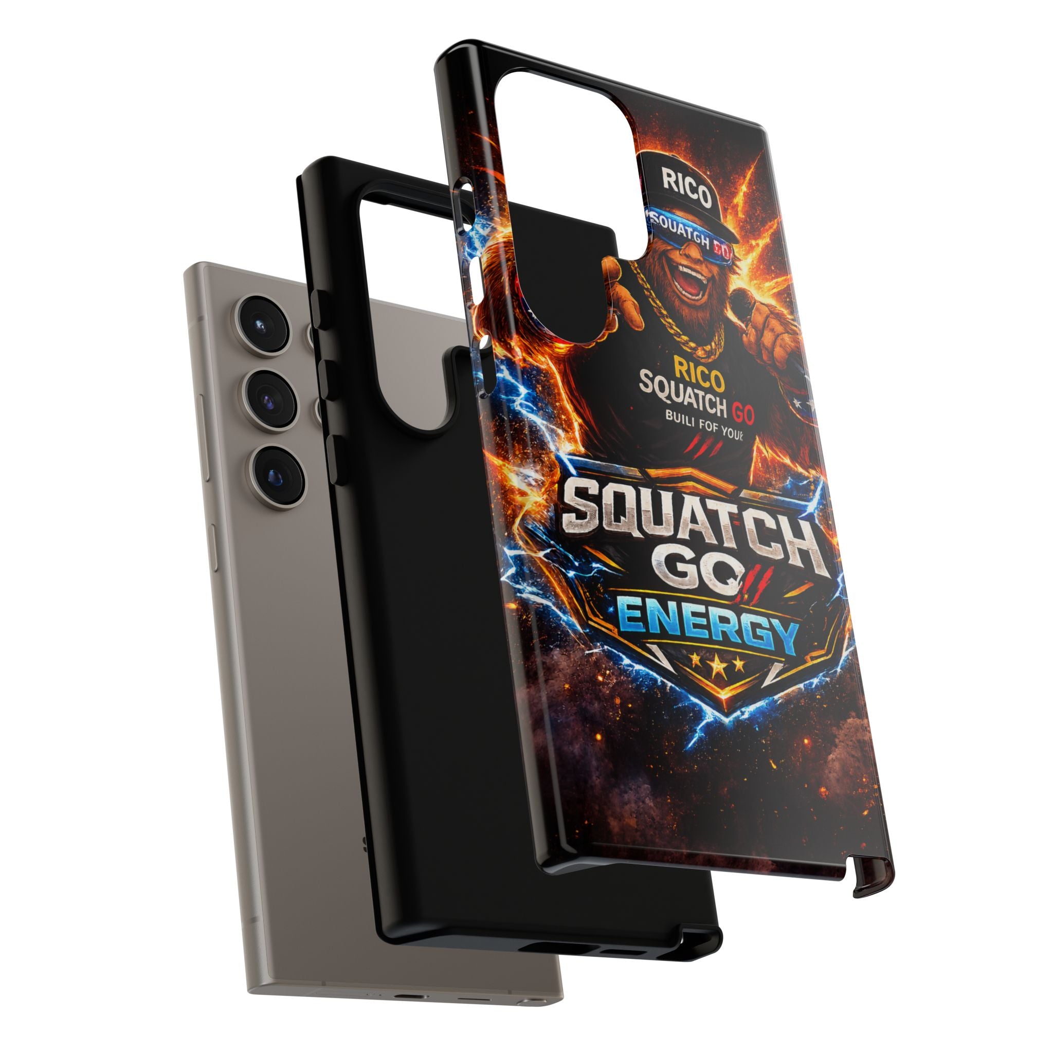 Squatch Go Energy Phone Case — 'Rico Squatch Go' Gamer Energized Tough Case