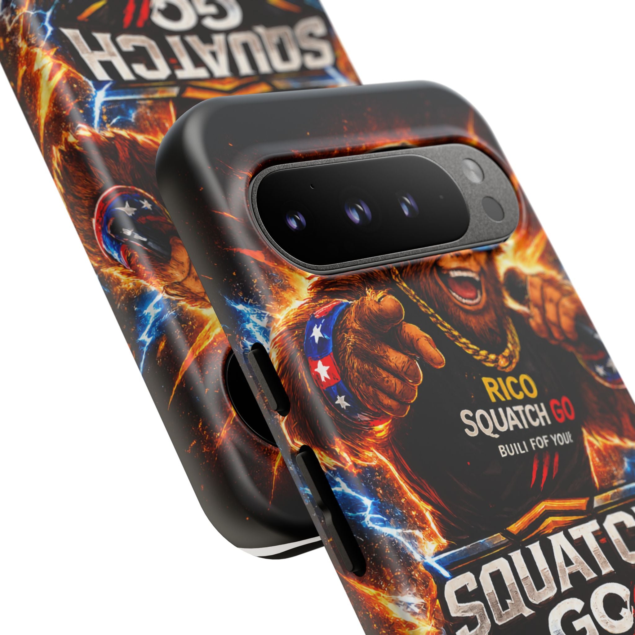 Squatch Go Energy Phone Case — 'Rico Squatch Go' Gamer Energized Tough Case