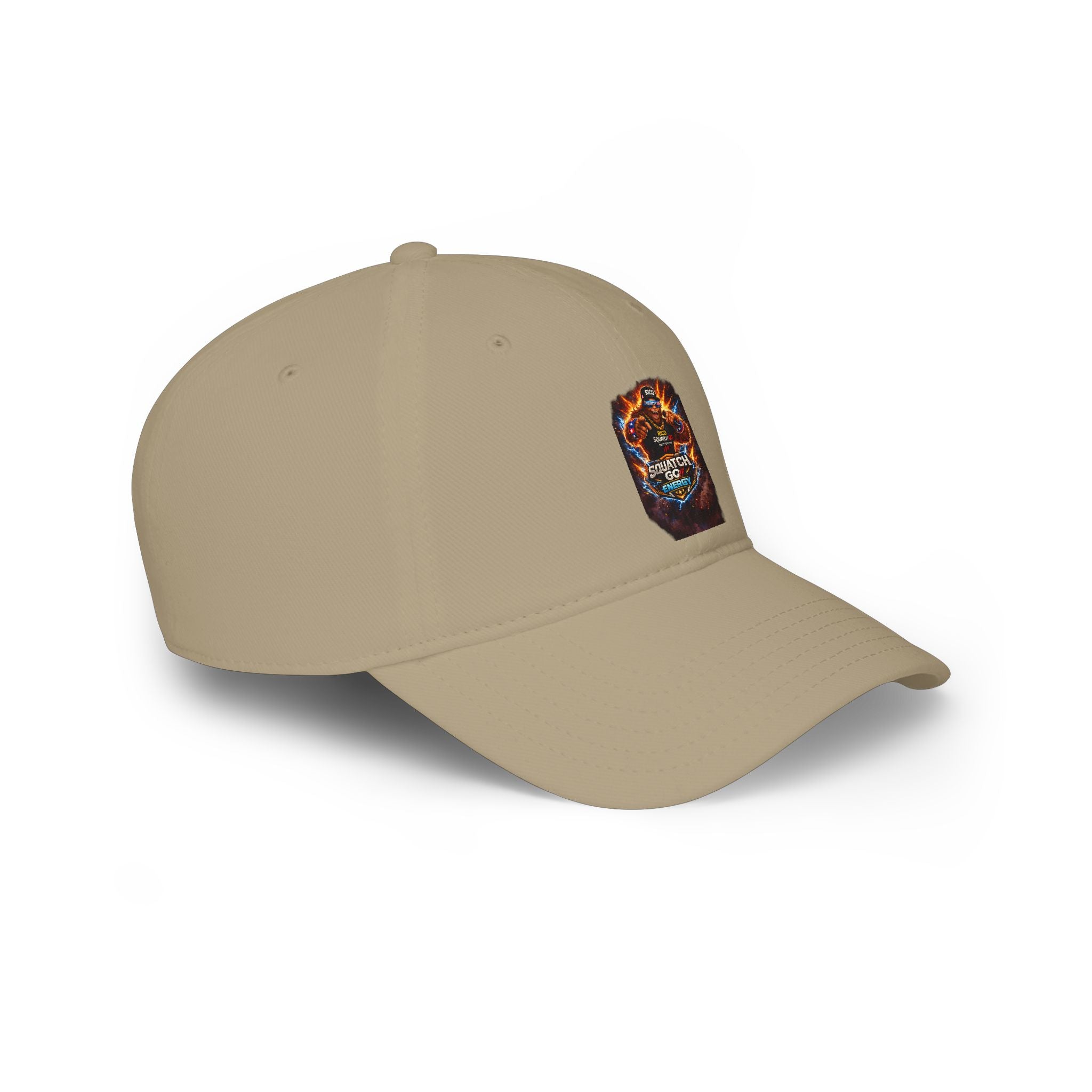 Dragon Skull Gaming Cap — Low Profile Baseball Hat with Fiery Graphic
