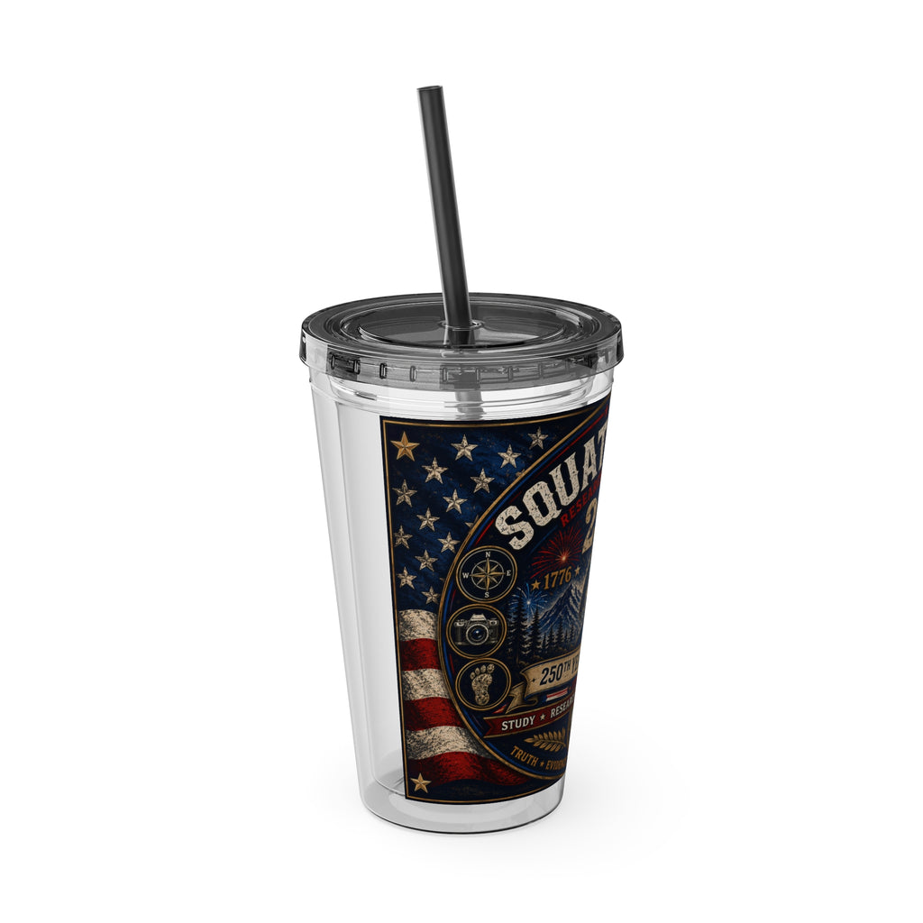 Sasquatch Files 250th Anniversary Tumbler — 16oz Insulated Straw Cup