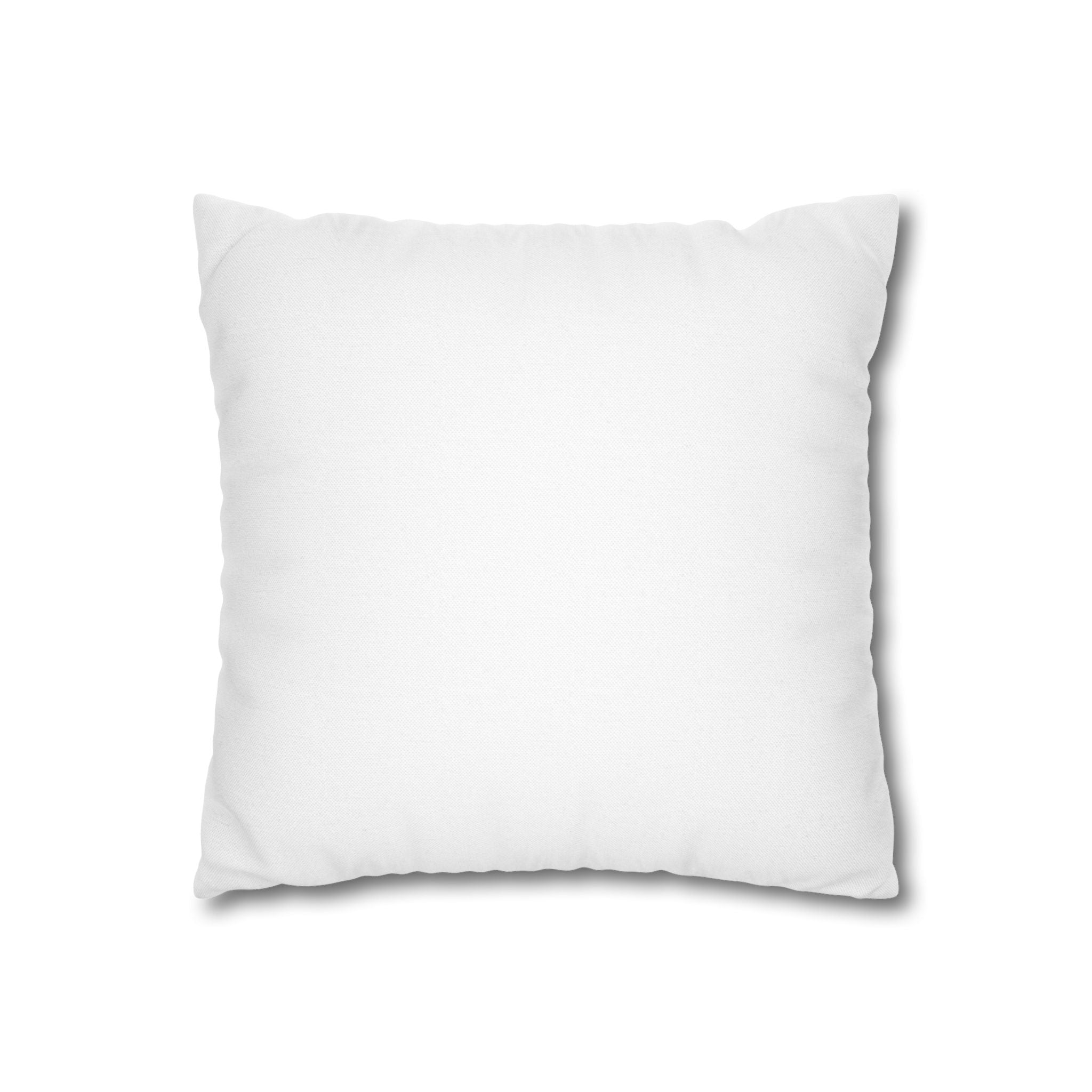 Roaring White Tiger Decorative Pillowcase — Blue Eyes Accent Throw Pillow