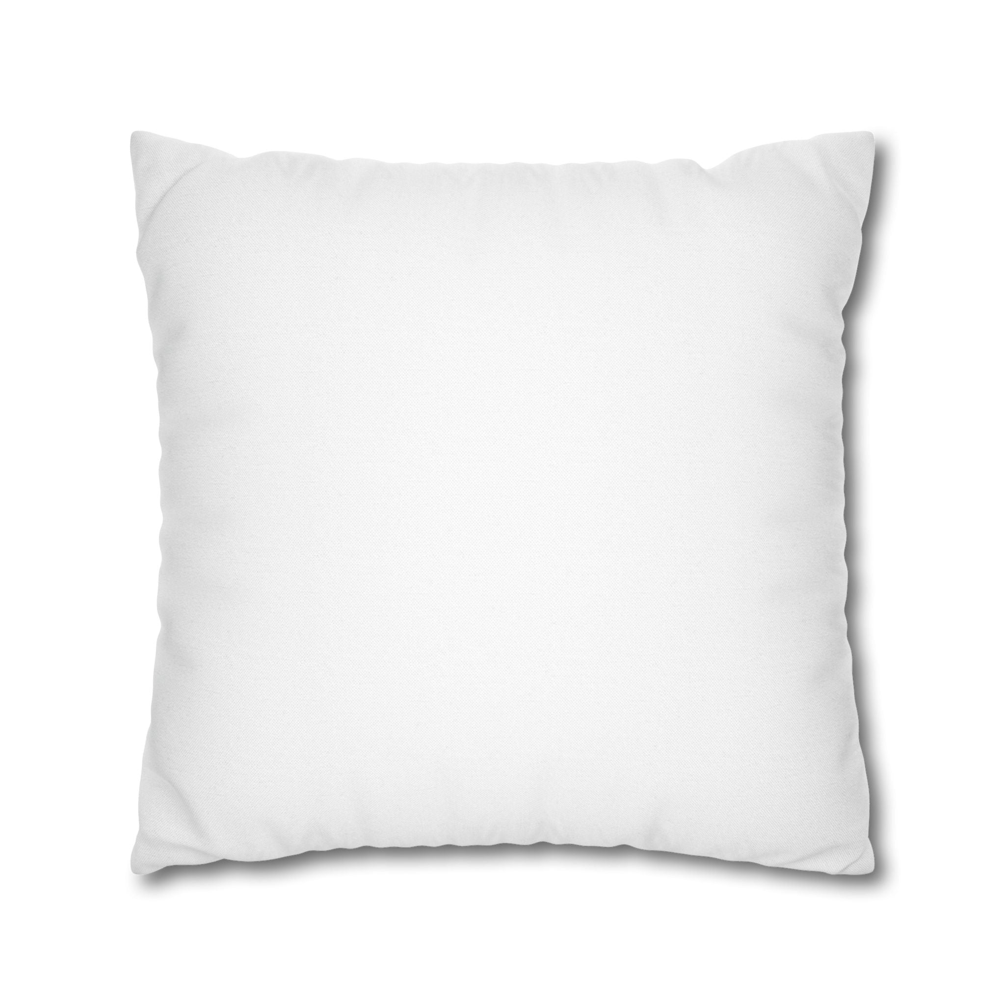 Roaring White Tiger Decorative Pillowcase — Blue Eyes Accent Throw Pillow