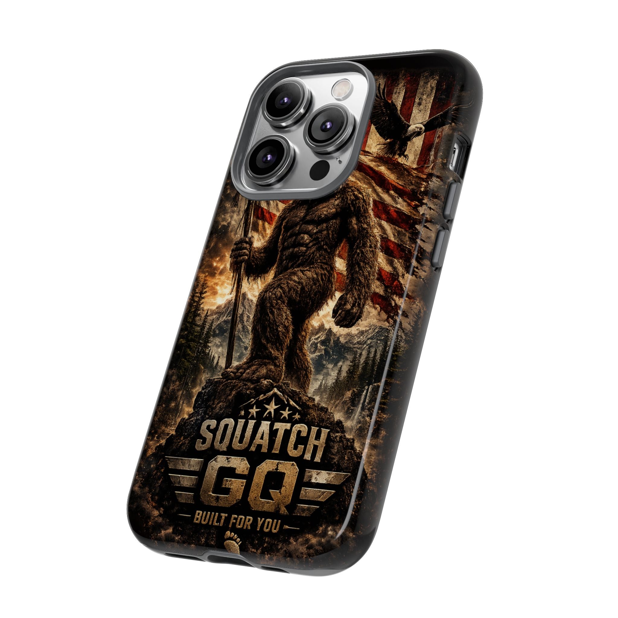 Squatch GQ Phone Case — American Bigfoot Protective iPhone Cover
