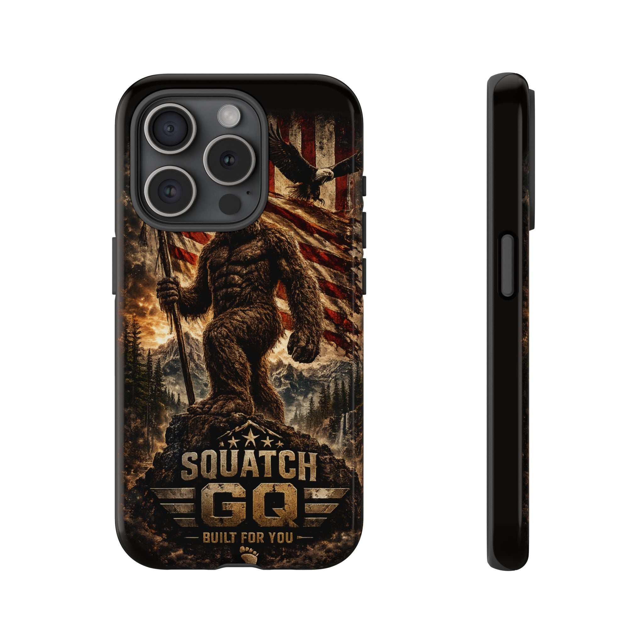 Squatch GQ Phone Case — American Bigfoot Protective iPhone Cover