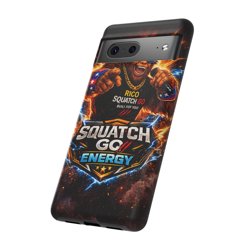 Squatch Go Energy Phone Case — 'Rico Squatch Go' Gamer Energized Tough Case