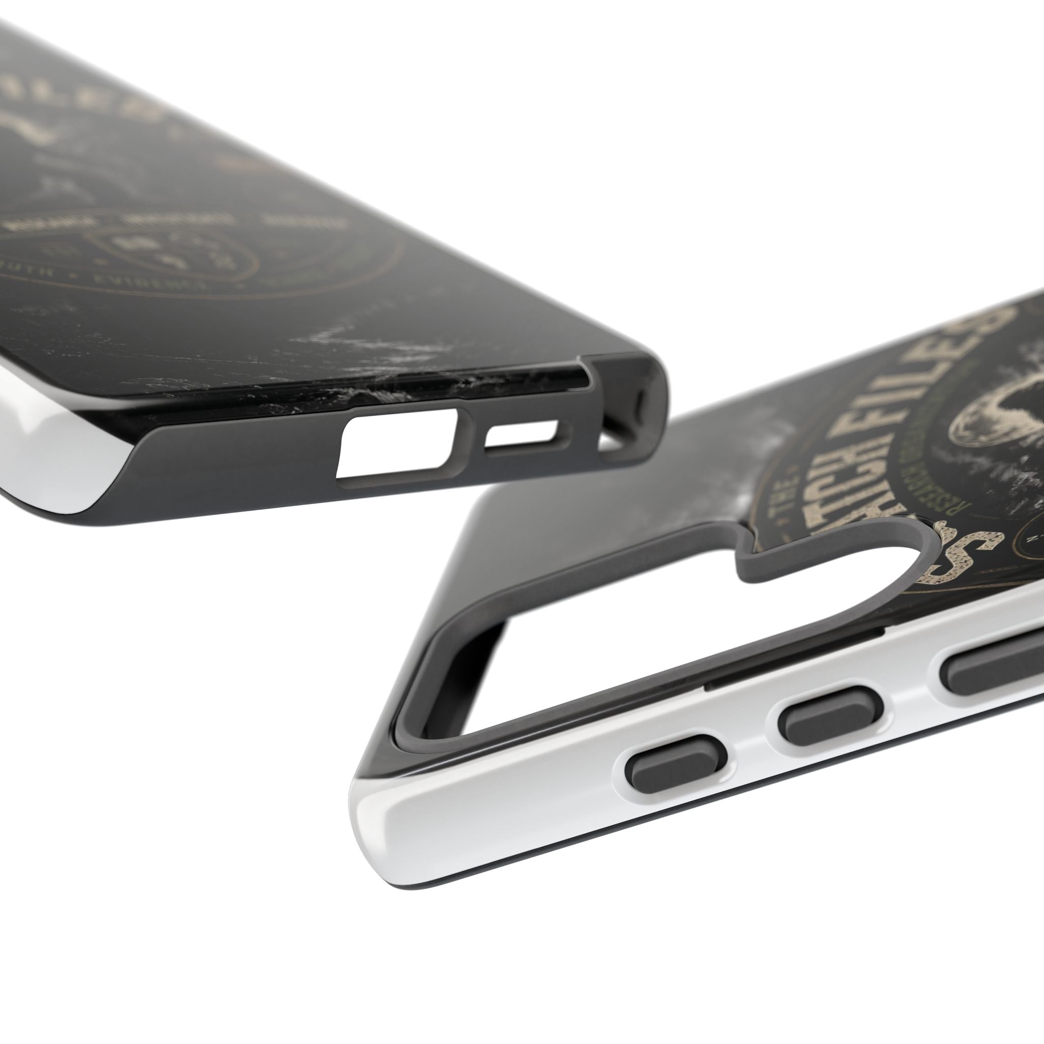 Squatch Files Research Organization Phone Case — Bigfoot Sasquatch Moonlit Forest Design