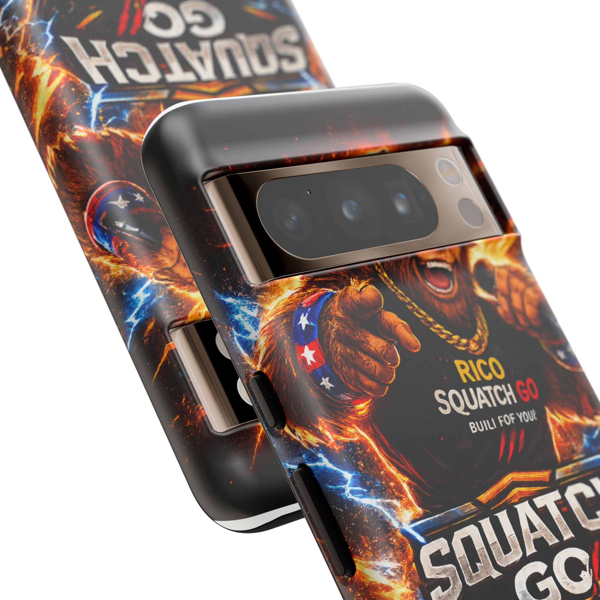 Squatch Go Energy Phone Case — 'Rico Squatch Go' Gamer Energized Tough Case