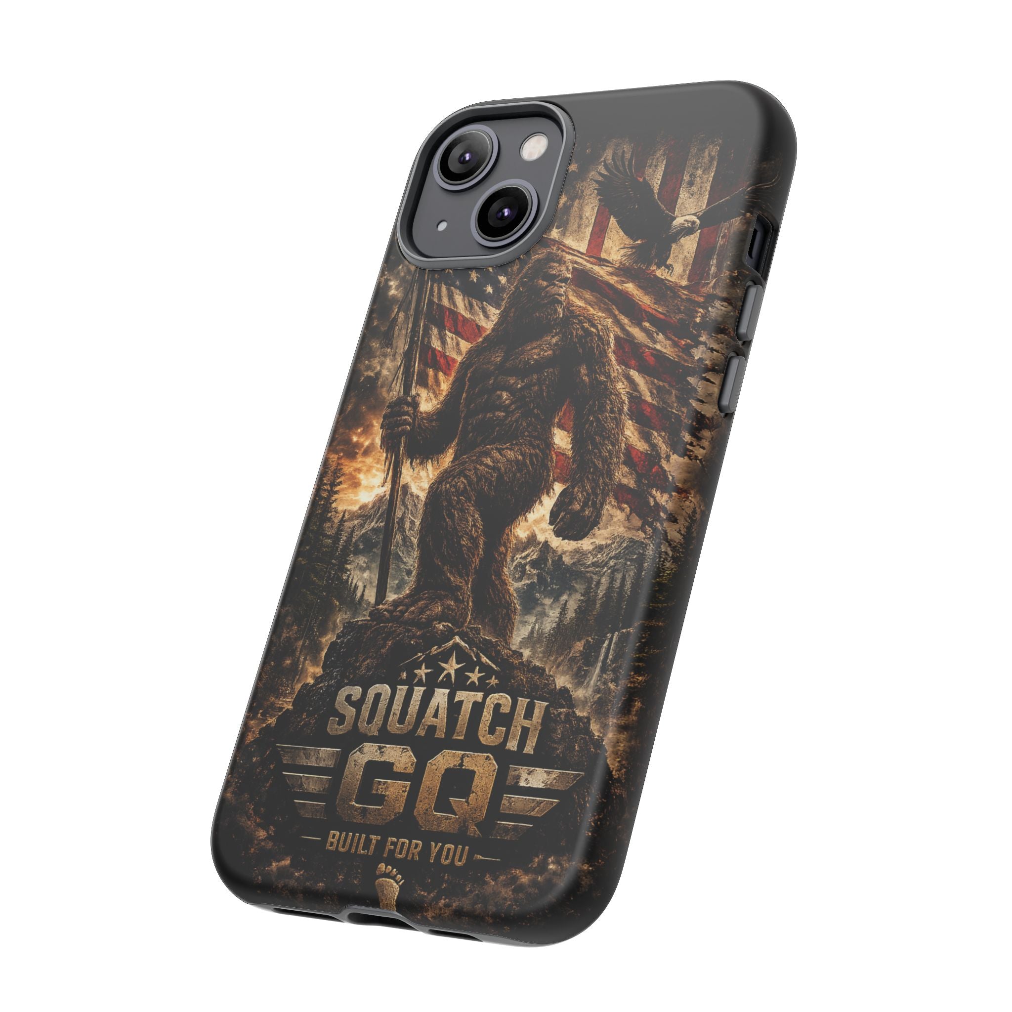 Squatch GQ Phone Case — American Bigfoot Protective iPhone Cover