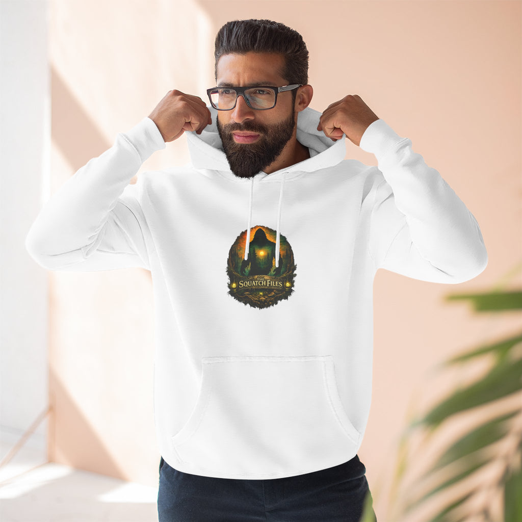 Squatch Go Energy Hoodie — Bigfoot Graphic Fleece Pullover (Made by Nature, Built by Science)
