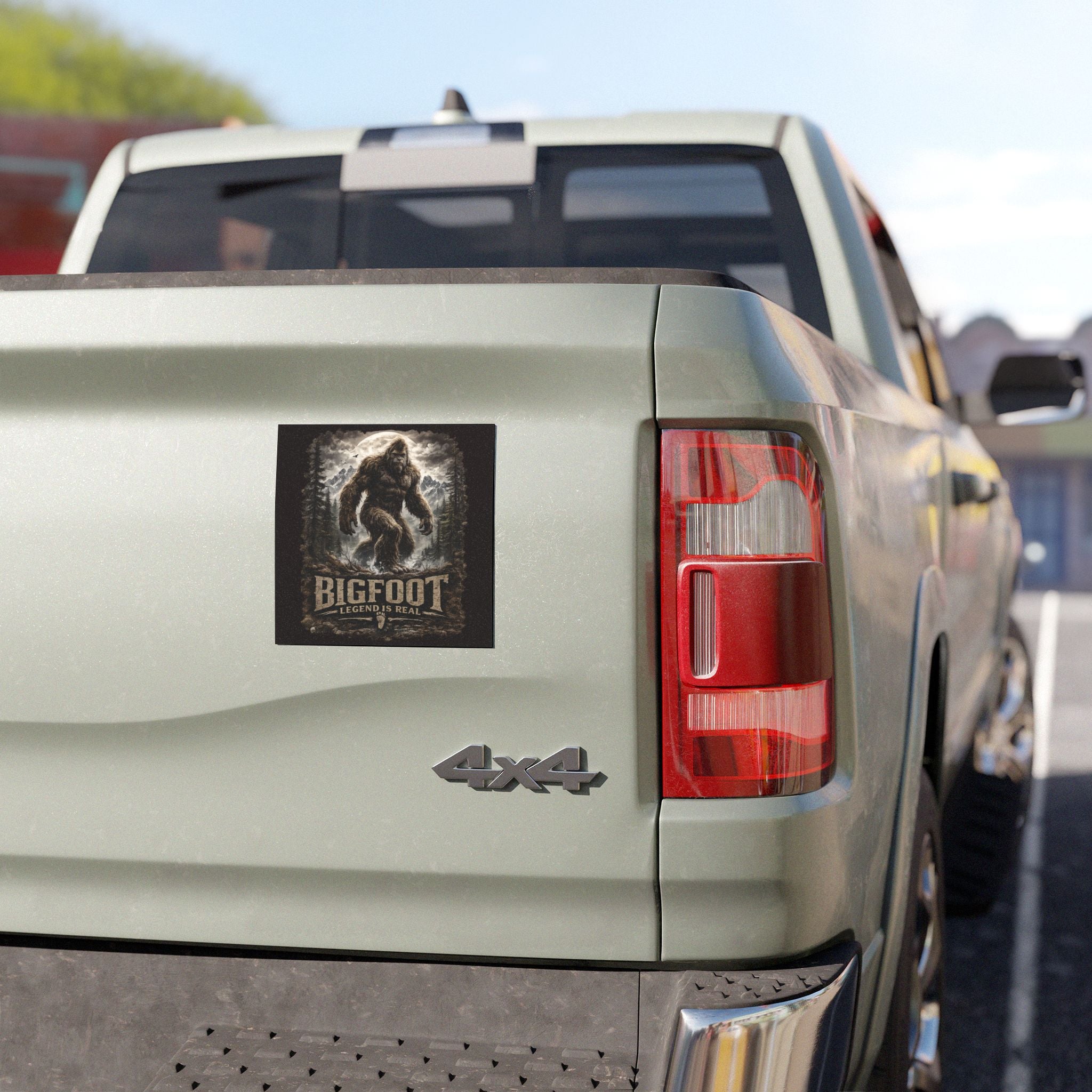 Bigfoot Car Magnet — 'Bigfoot Legend Is Real' Outdoor Sasquatch Decal for Trucks & SUVs