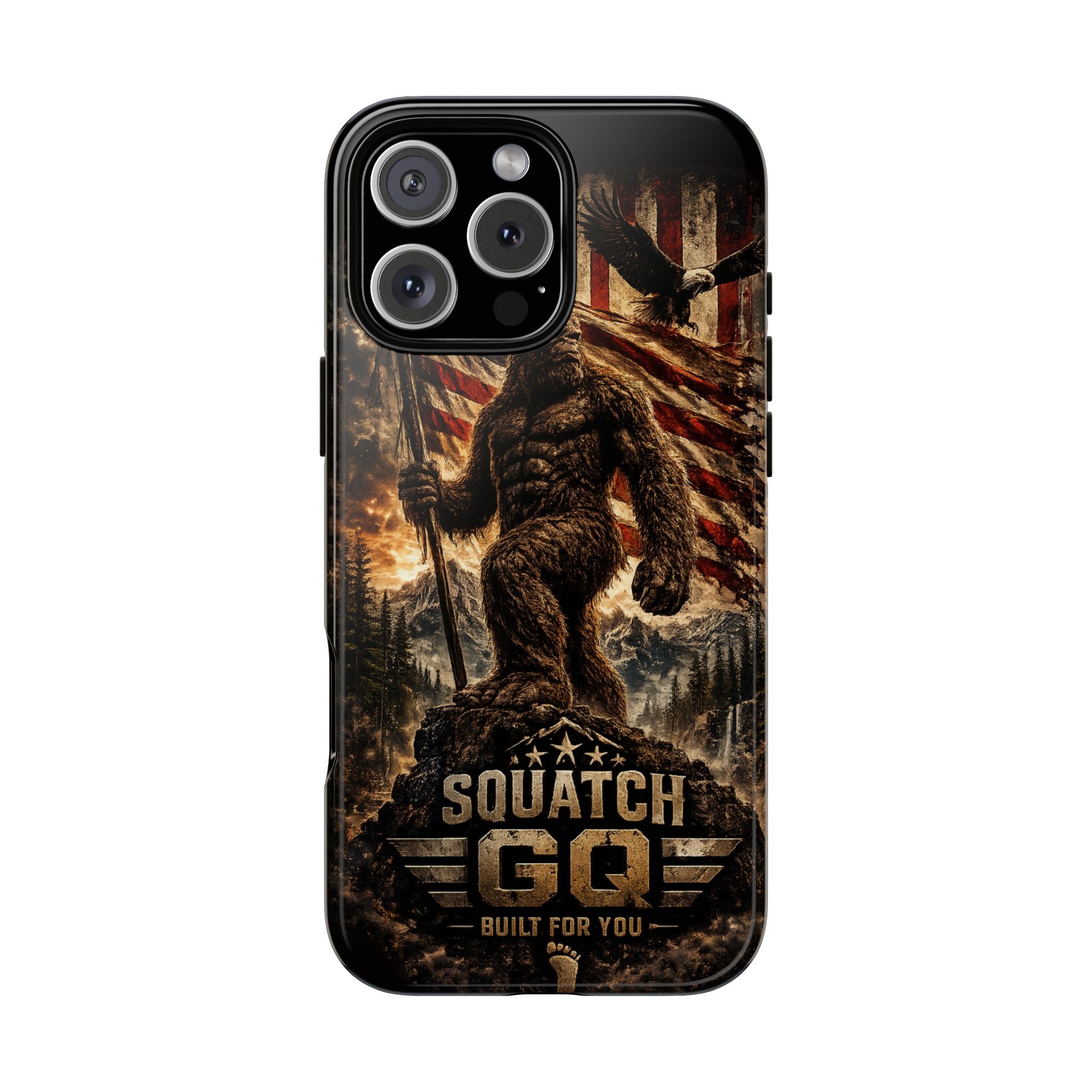 Squatch GQ Phone Case — American Bigfoot Protective iPhone Cover