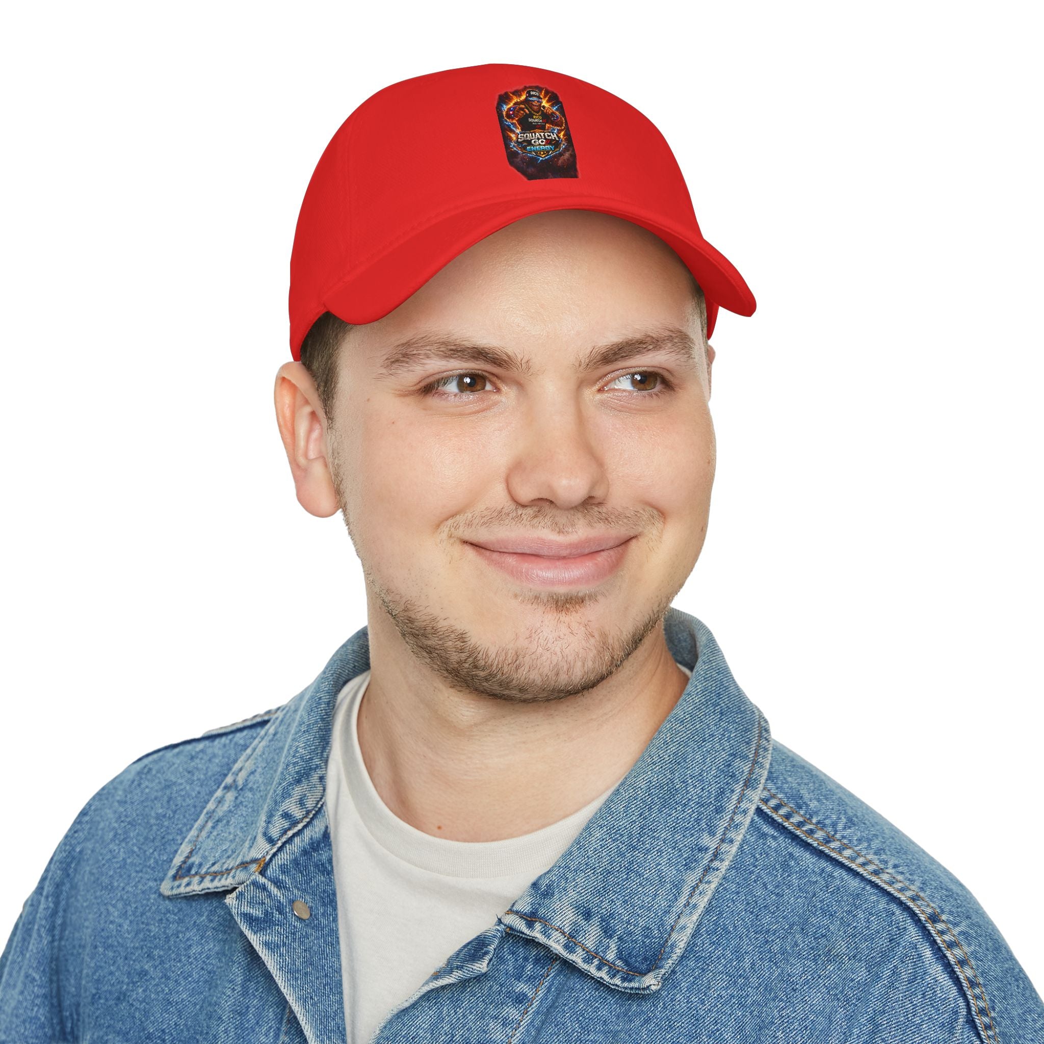 Dragon Skull Gaming Cap — Low Profile Baseball Hat with Fiery Graphic