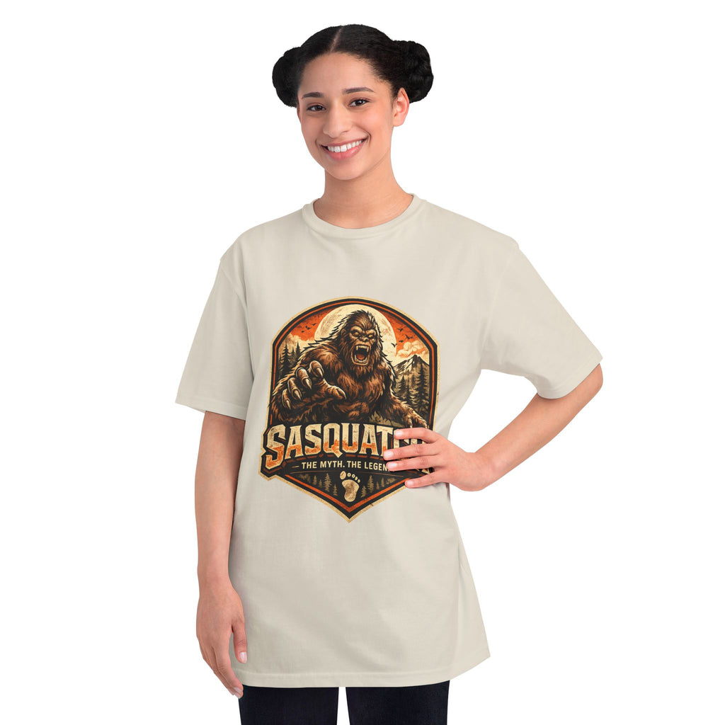 Sasquatch Graphic T-Shirt — "Sasquatch: The Myth The Legend" Retro Outdoor Tee