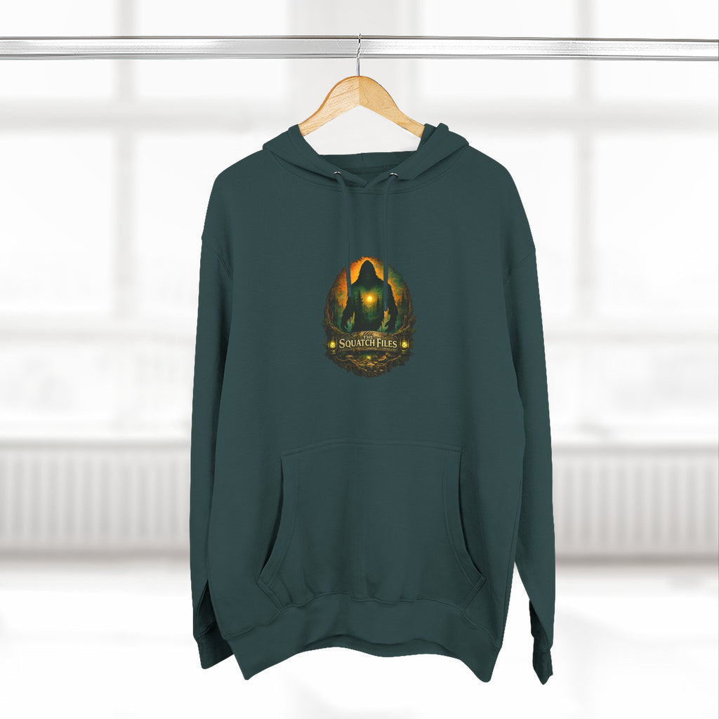 Squatch Go Energy Hoodie — Bigfoot Graphic Fleece Pullover (Made by Nature, Built by Science)