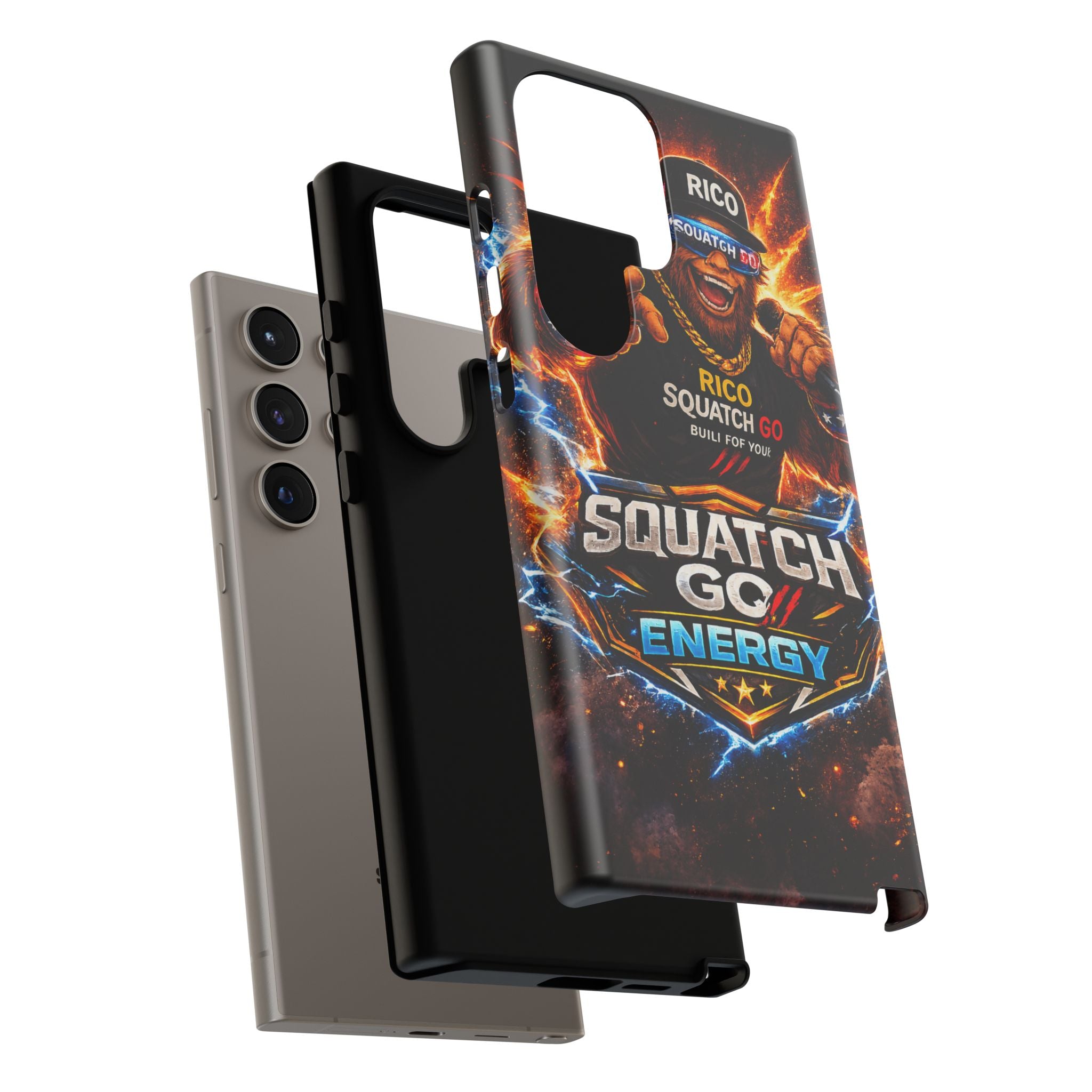 Squatch Go Energy Phone Case — 'Rico Squatch Go' Gamer Energized Tough Case