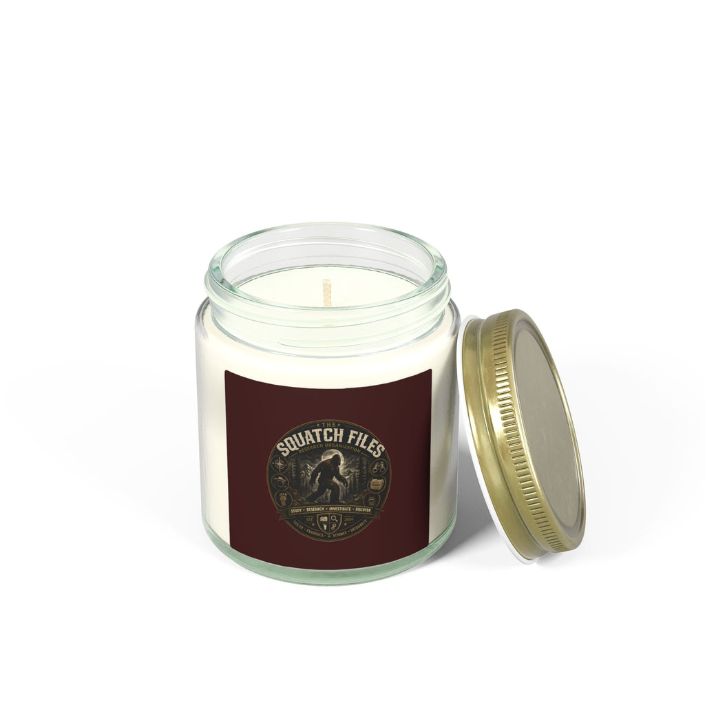 Coconut Apricot Wax Candle — Squatch Files Scent (4oz & 9oz)