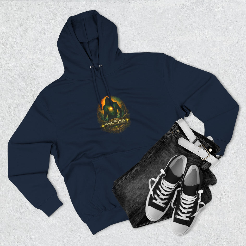 Squatch Go Energy Hoodie — Bigfoot Graphic Fleece Pullover (Made by Nature, Built by Science)