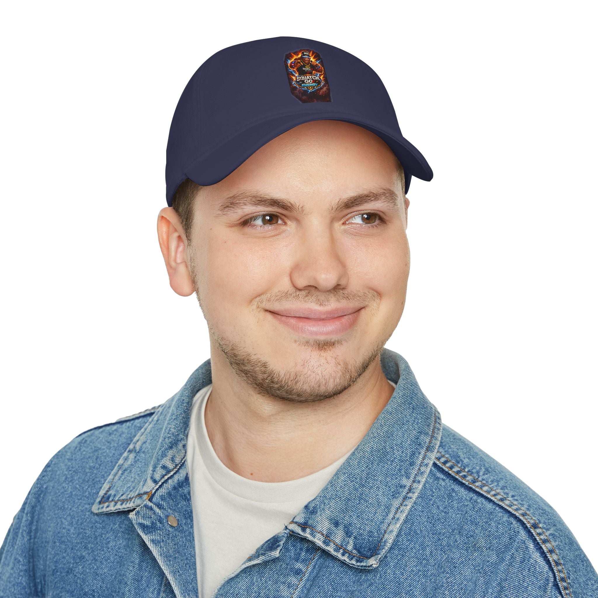 Dragon Skull Gaming Cap — Low Profile Baseball Hat with Fiery Graphic