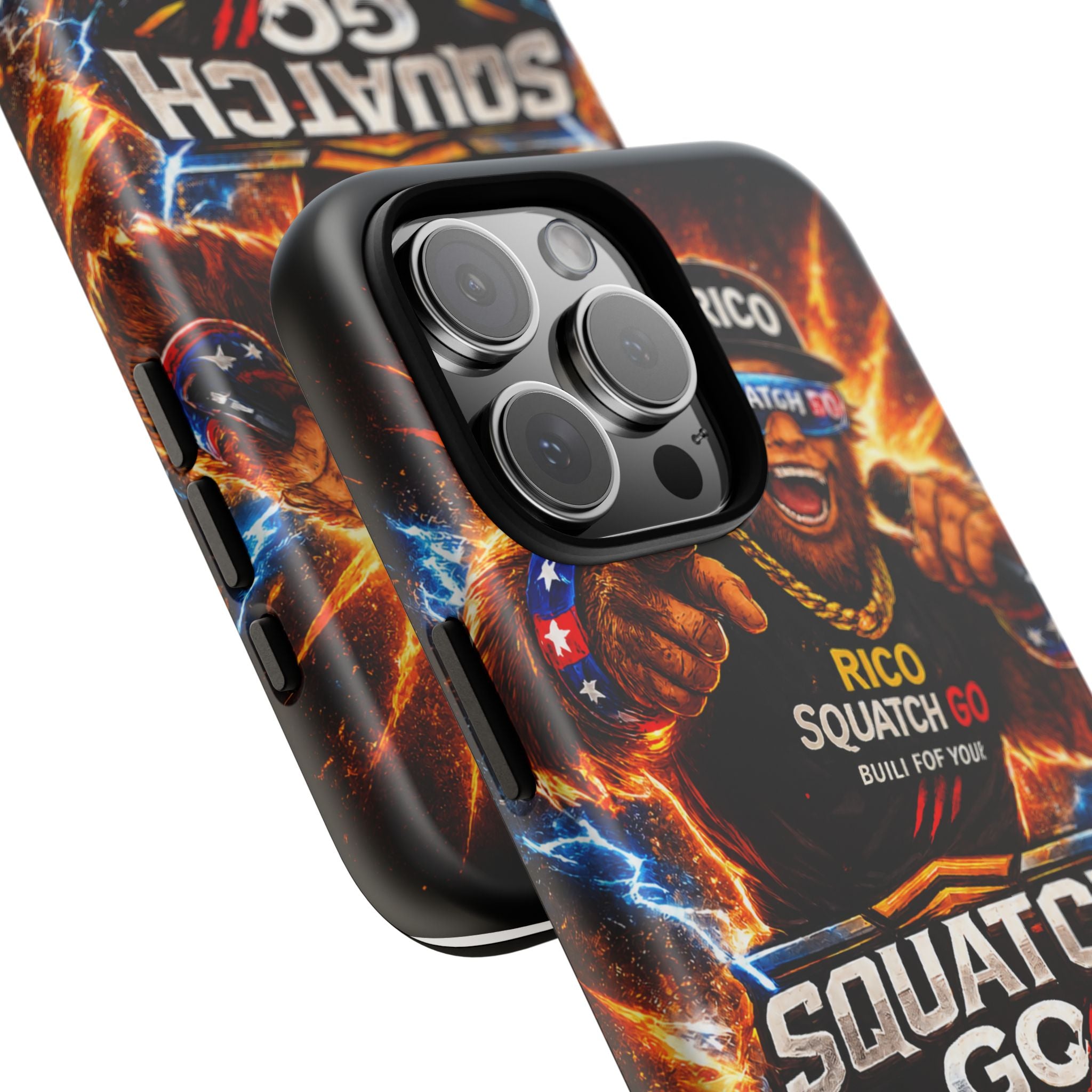 Squatch Go Energy Phone Case — 'Rico Squatch Go' Gamer Energized Tough Case