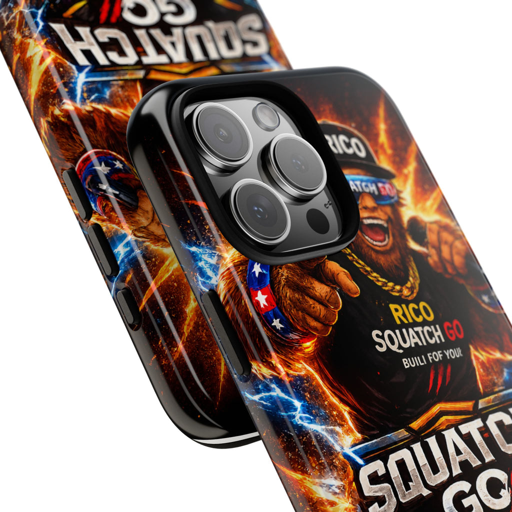 Squatch Go Energy Phone Case — 'Rico Squatch Go' Gamer Energized Tough Case