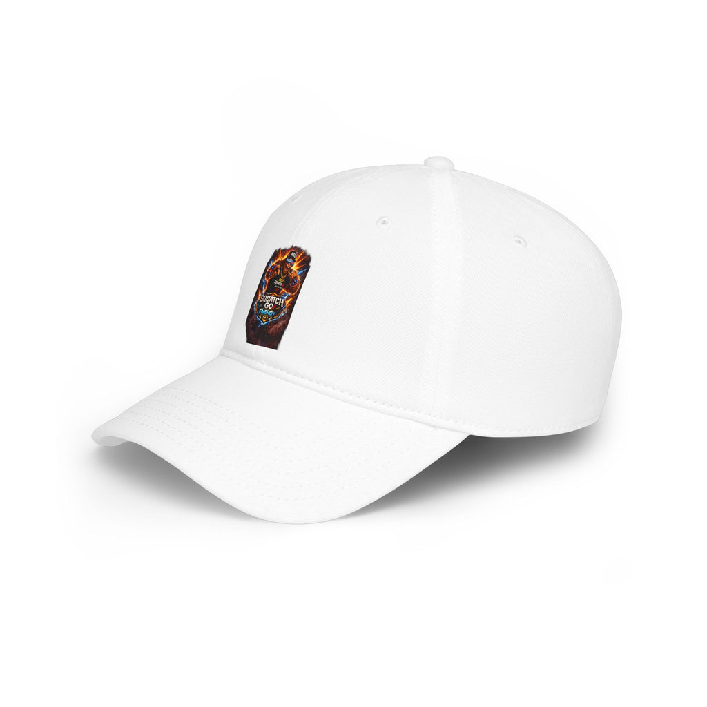 Dragon Skull Gaming Cap — Low Profile Baseball Hat with Fiery Graphic