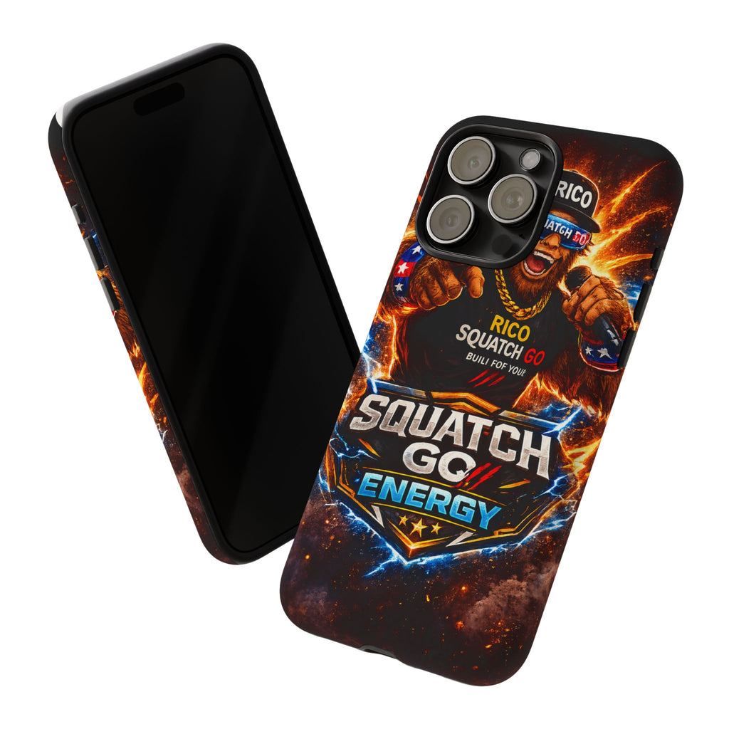 Squatch Go Energy Phone Case — 'Rico Squatch Go' Gamer Energized Tough Case