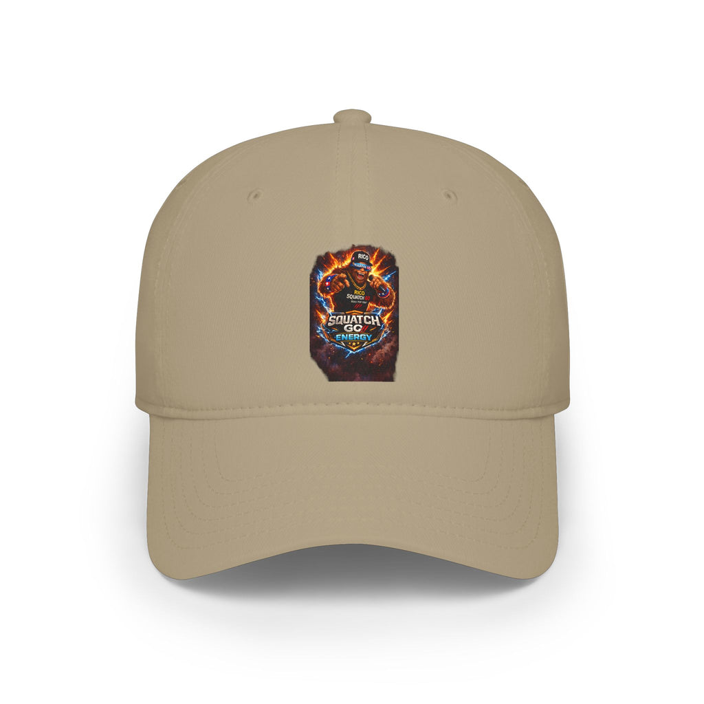 Dragon Skull Gaming Cap — Low Profile Baseball Hat with Fiery Graphic