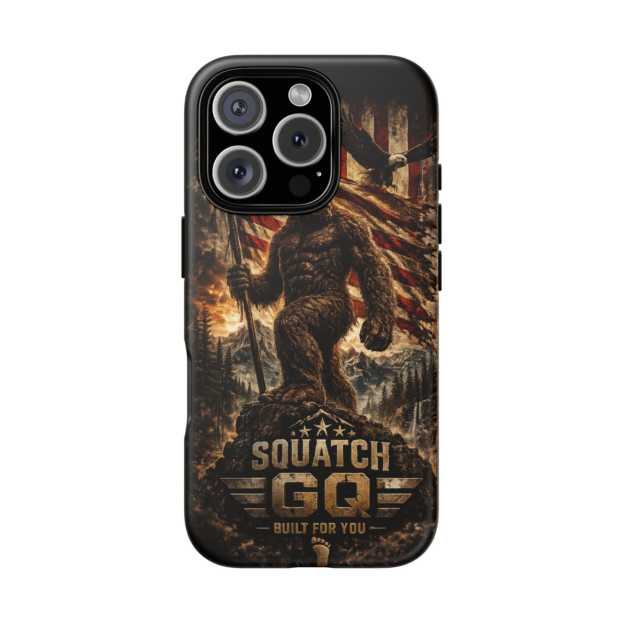 Squatch GQ Phone Case — American Bigfoot Protective iPhone Cover