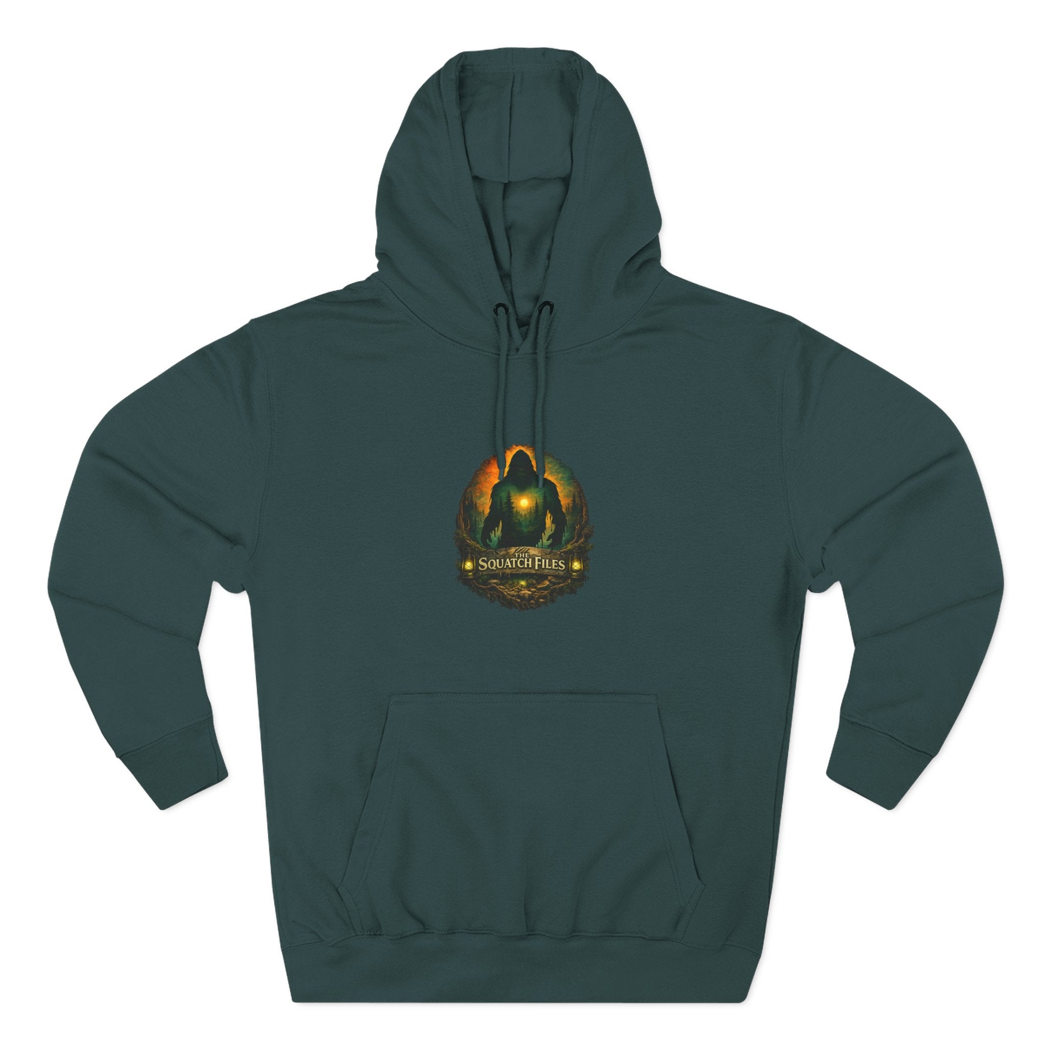 Squatch Go Energy Hoodie — Bigfoot Graphic Fleece Pullover (Made by Nature, Built by Science)