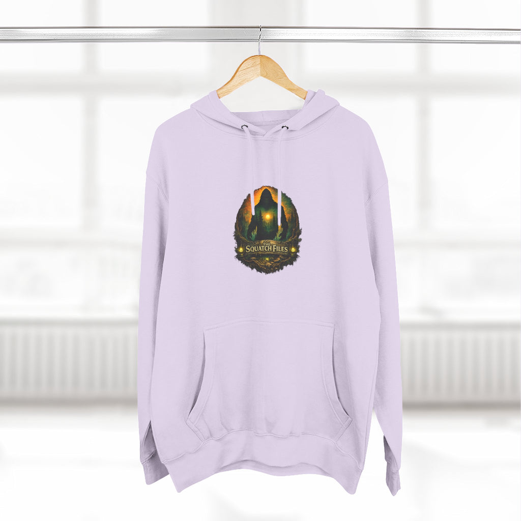 Squatch Go Energy Hoodie — Bigfoot Graphic Fleece Pullover (Made by Nature, Built by Science)