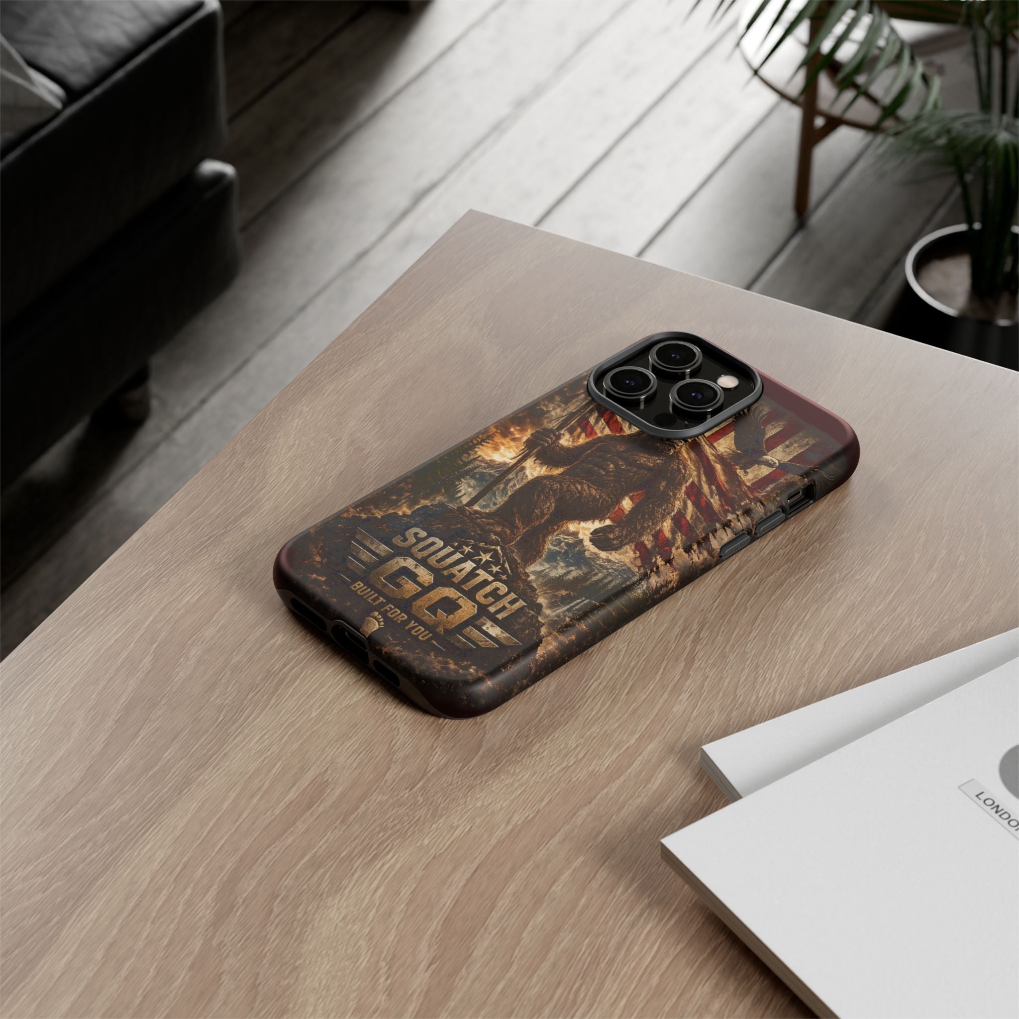 Squatch GQ Phone Case — American Bigfoot Protective iPhone Cover