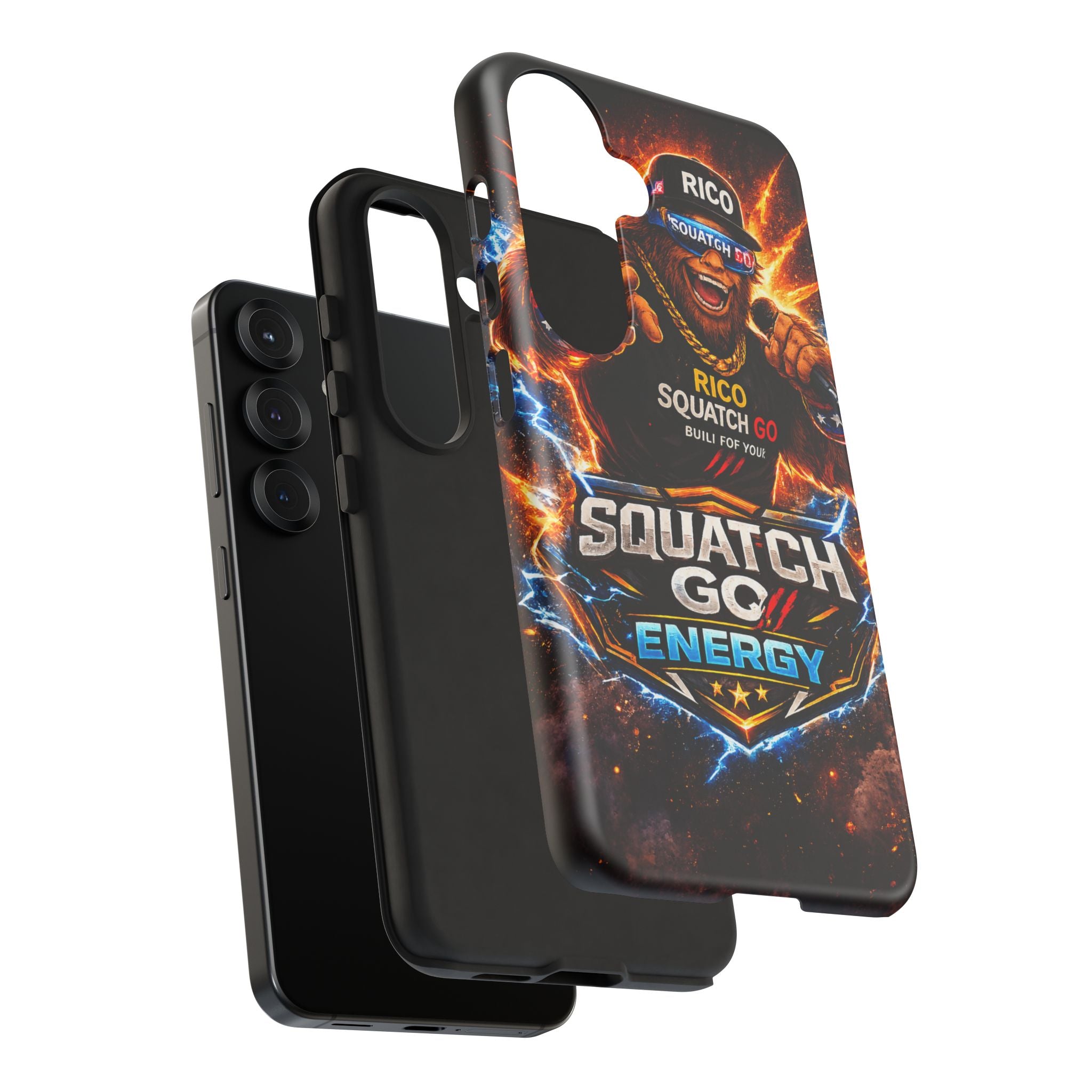 Squatch Go Energy Phone Case — 'Rico Squatch Go' Gamer Energized Tough Case