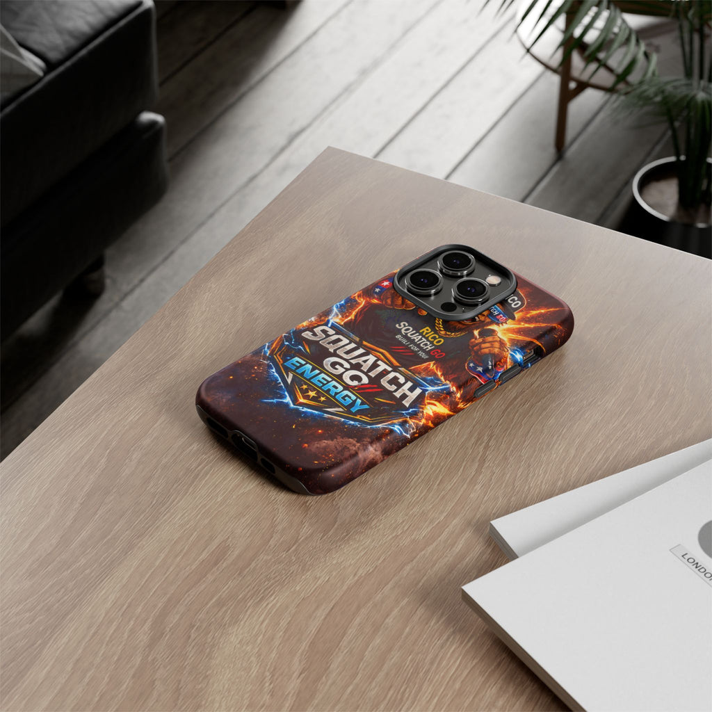 Squatch Go Energy Phone Case — 'Rico Squatch Go' Gamer Energized Tough Case