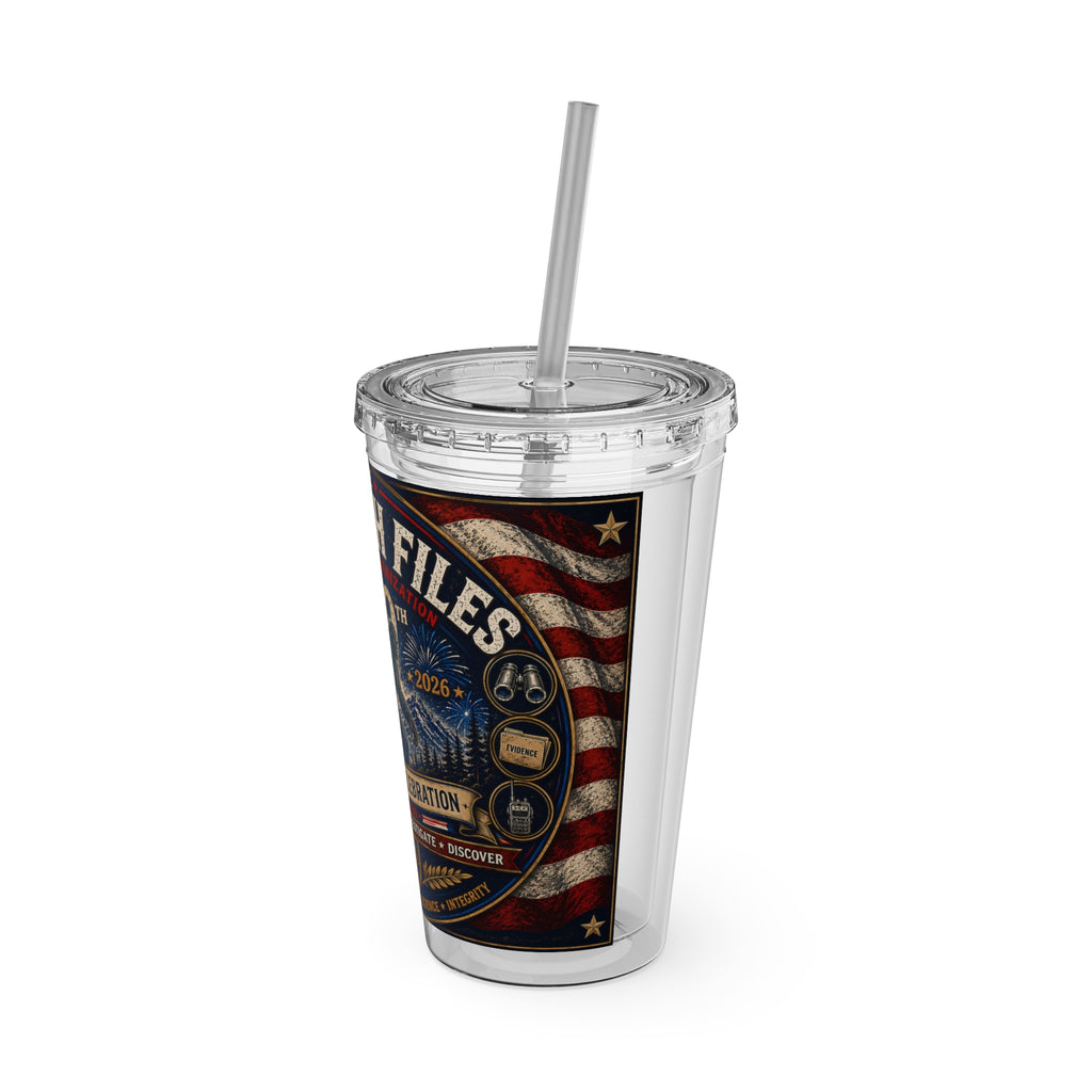 Sasquatch Files 250th Anniversary Tumbler — 16oz Insulated Straw Cup