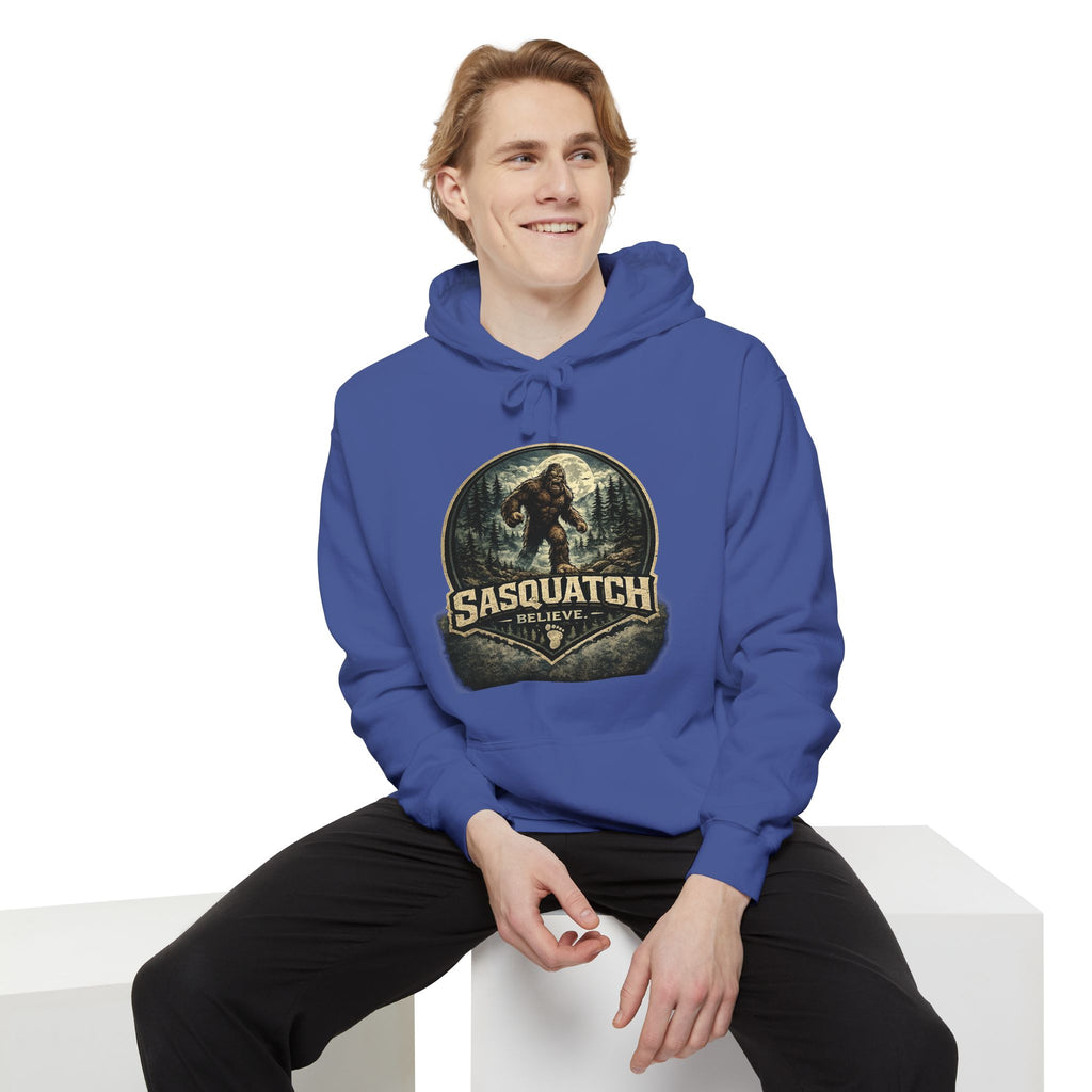 Sasquatch Graphic Hoodie – Vintage Bigfoot Adventure Sweatshirt