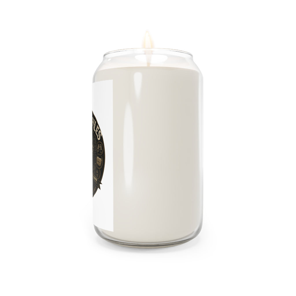 Scented Soy Candle — “The Squatch Files” 13.75oz | Forest & Campfire Aroma