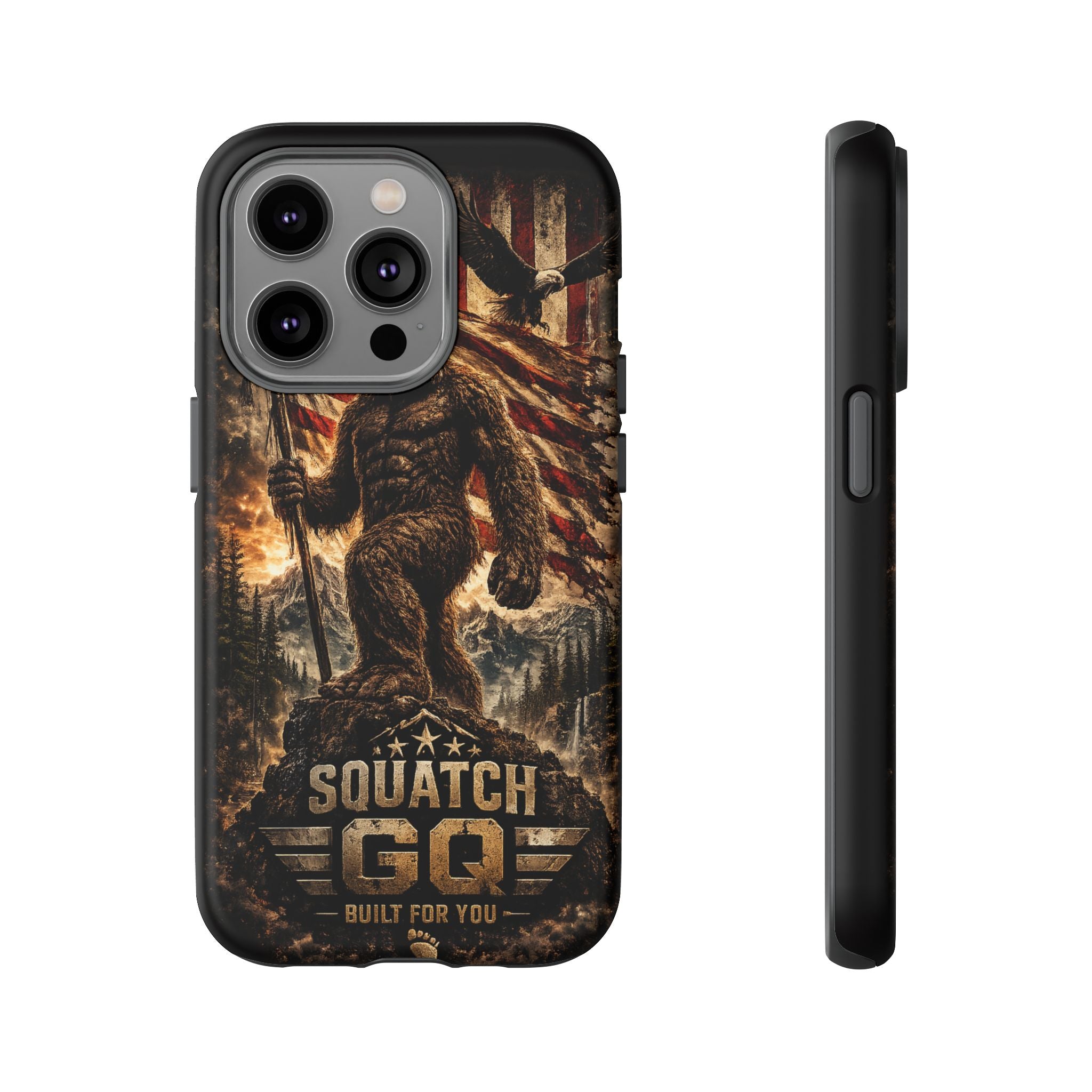 Squatch GQ Phone Case — American Bigfoot Protective iPhone Cover