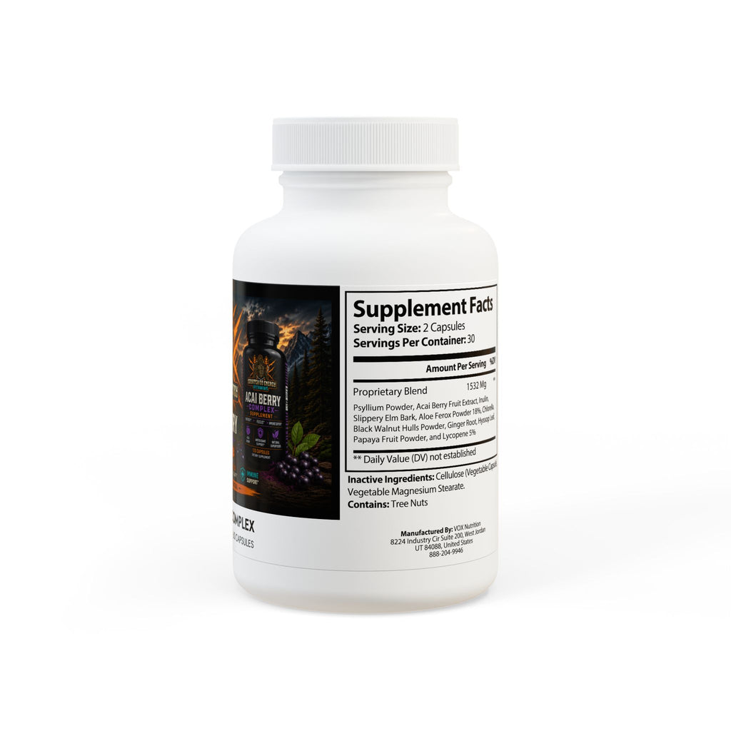 Acai Berry Complex Supplement (60 Capsules)