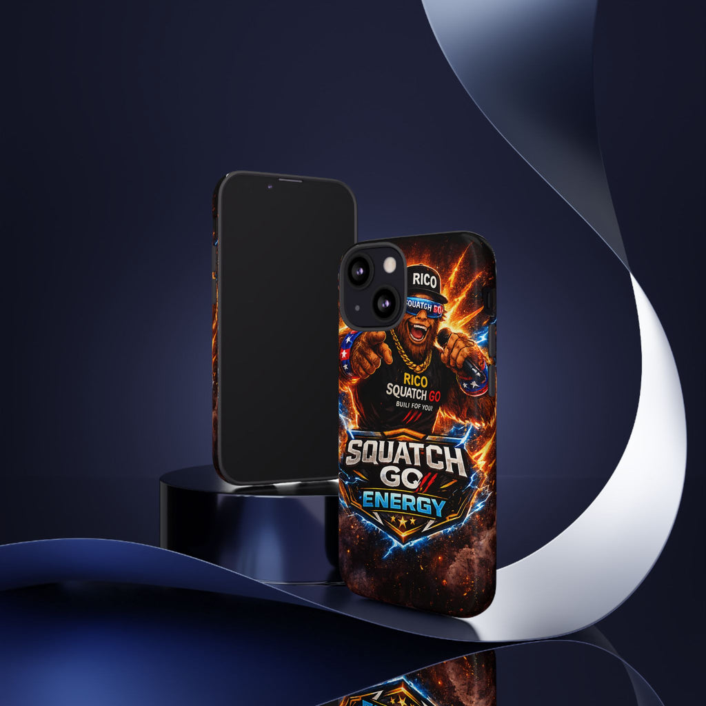 Squatch Go Energy Phone Case — 'Rico Squatch Go' Gamer Energized Tough Case