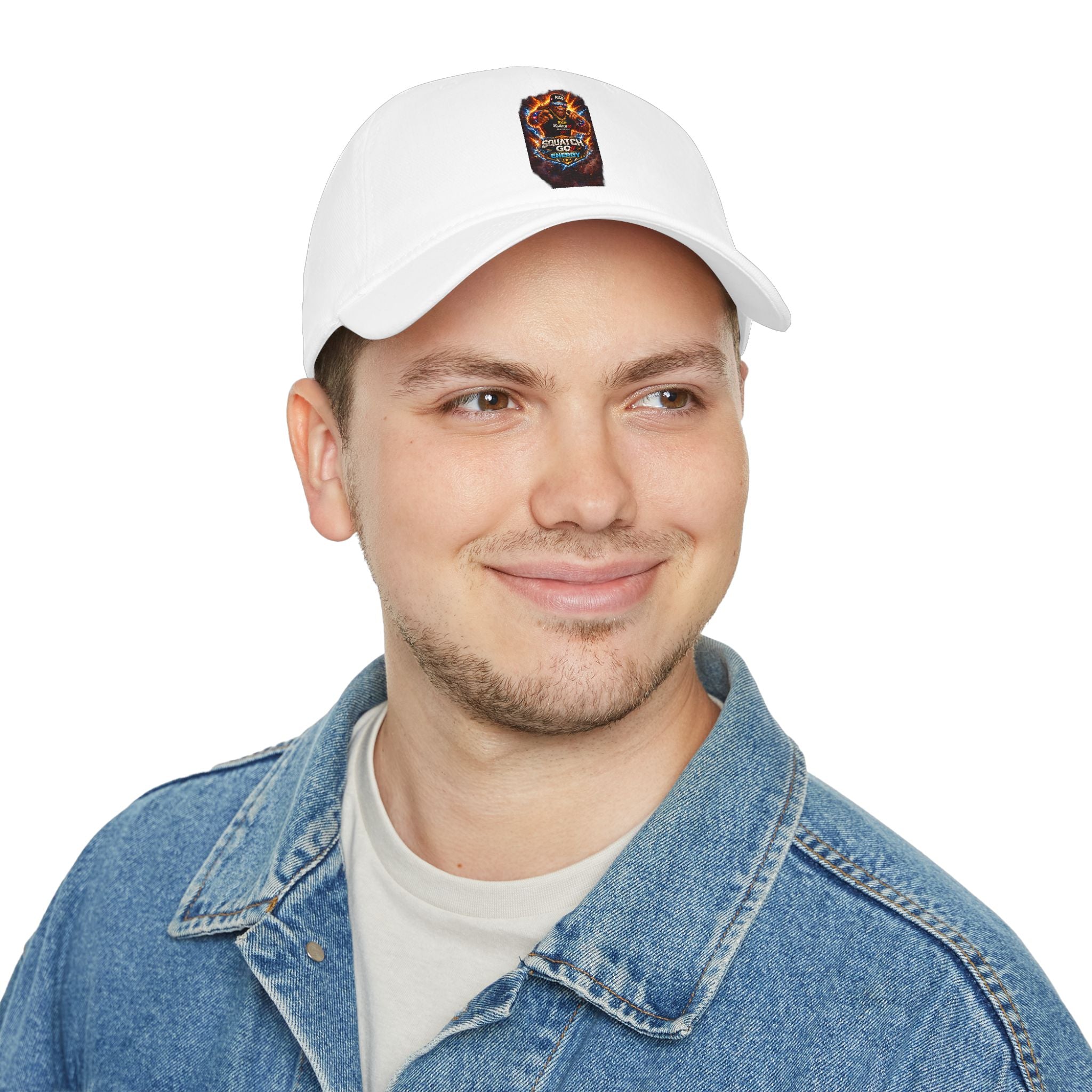 Dragon Skull Gaming Cap — Low Profile Baseball Hat with Fiery Graphic
