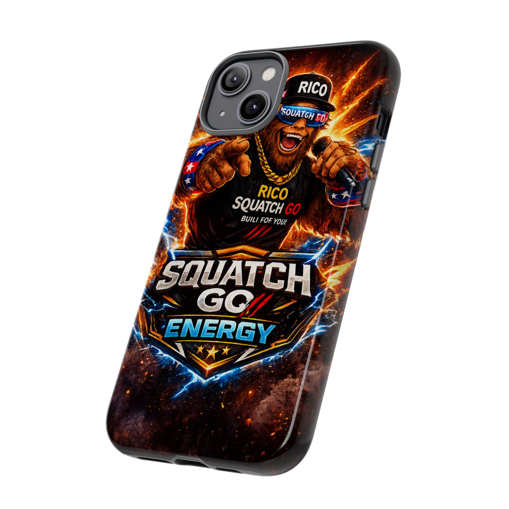 Squatch Go Energy Phone Case — 'Rico Squatch Go' Gamer Energized Tough Case