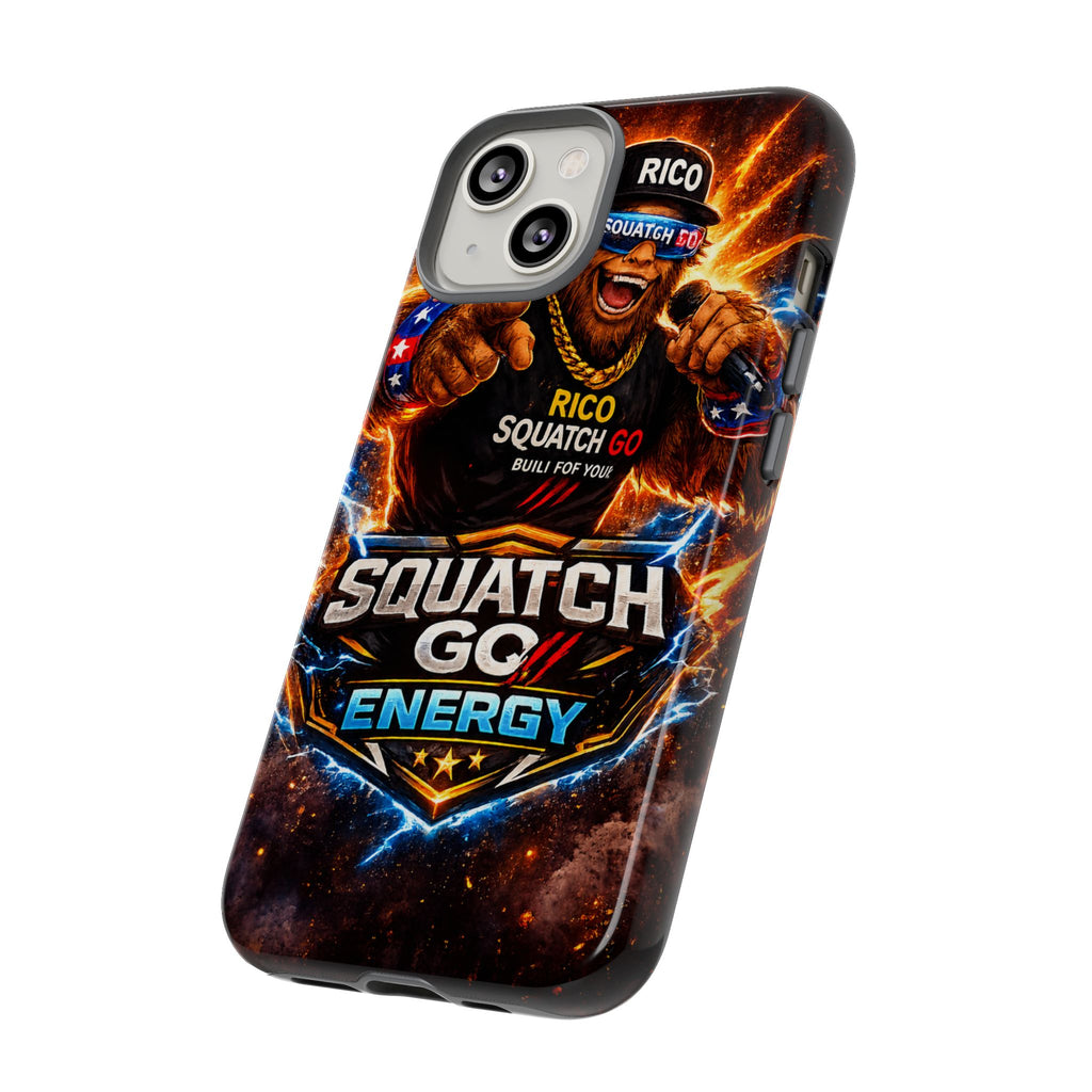 Squatch Go Energy Phone Case — 'Rico Squatch Go' Gamer Energized Tough Case